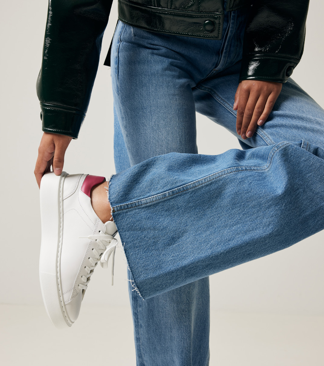 Vince Tora White Pink Sneakers for Women