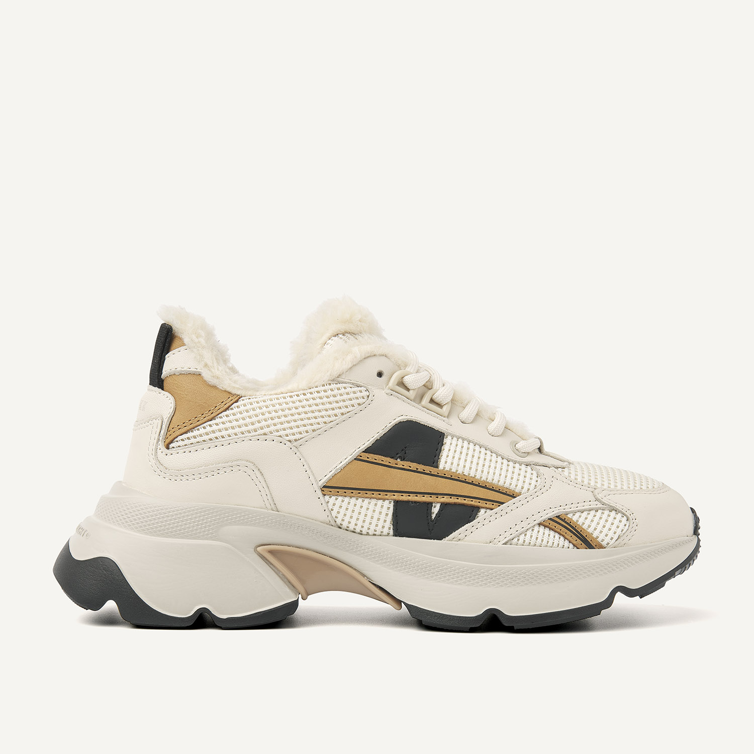 Nubikk beige top sneakers