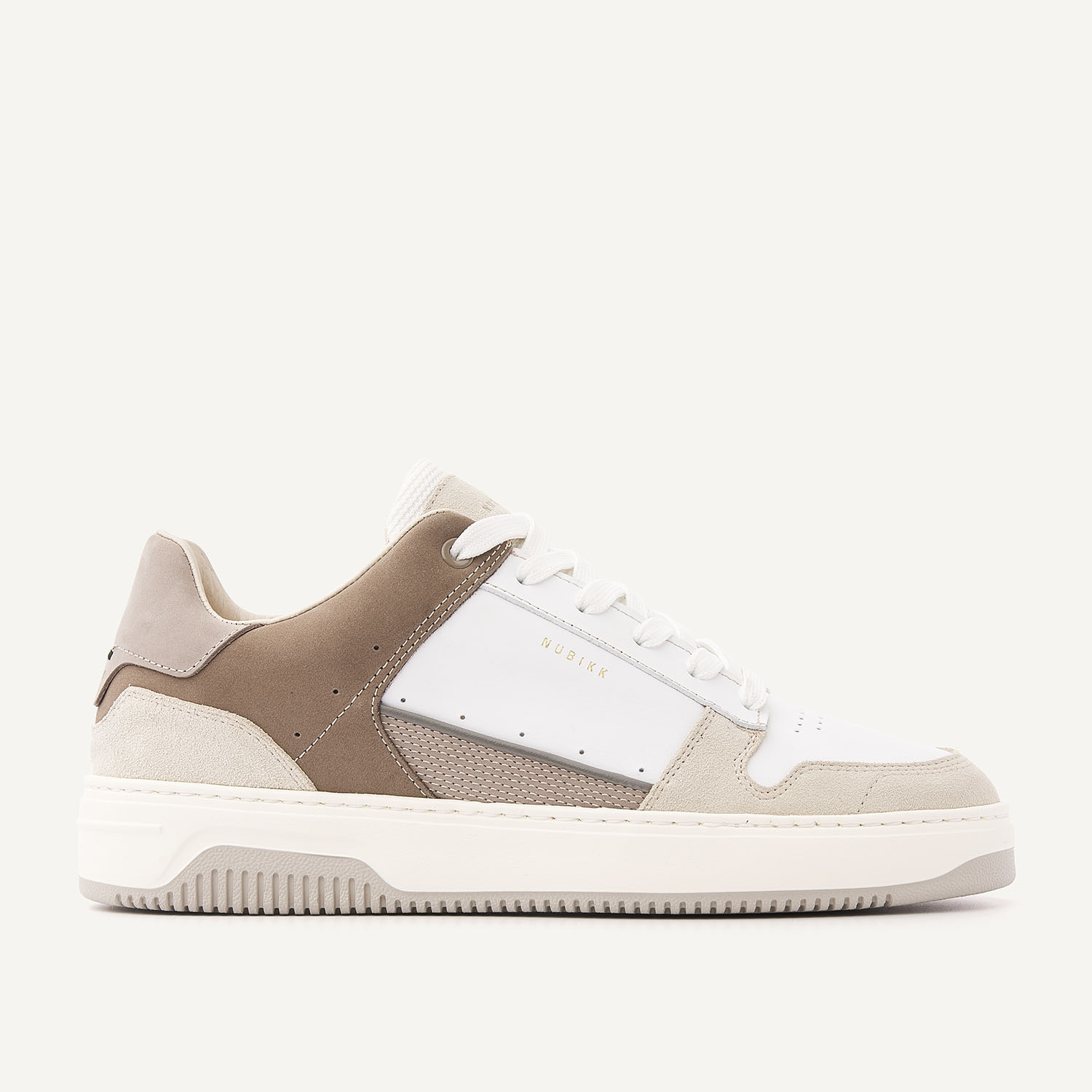 Basket Courtside | White Taupe Sneakers for Men