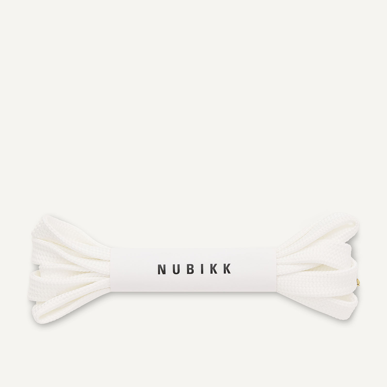 Off-White-Schnürsenkel | Flache Off-White Nylon-Schnürsenkel