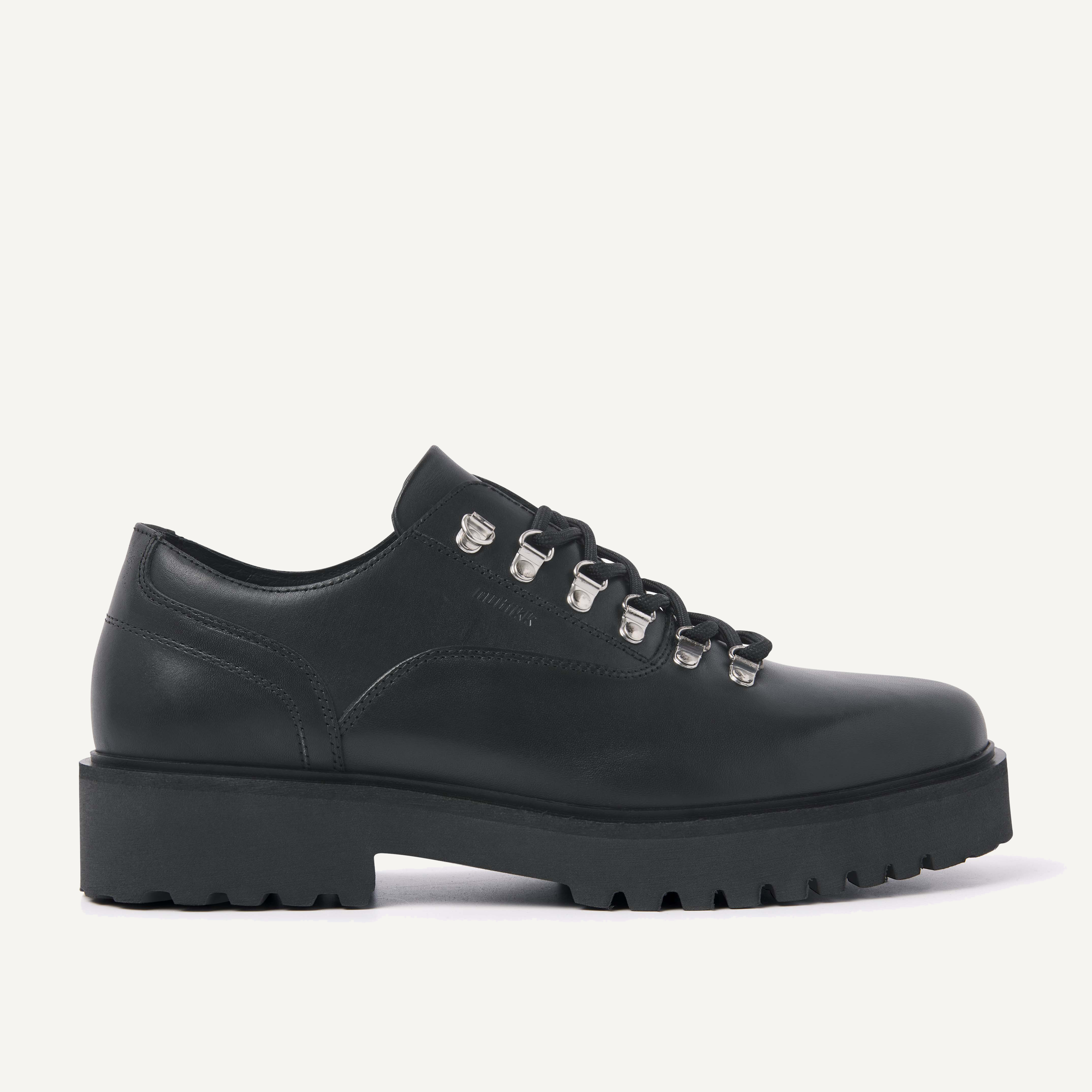 Logan Vince | Black derby shoes for men