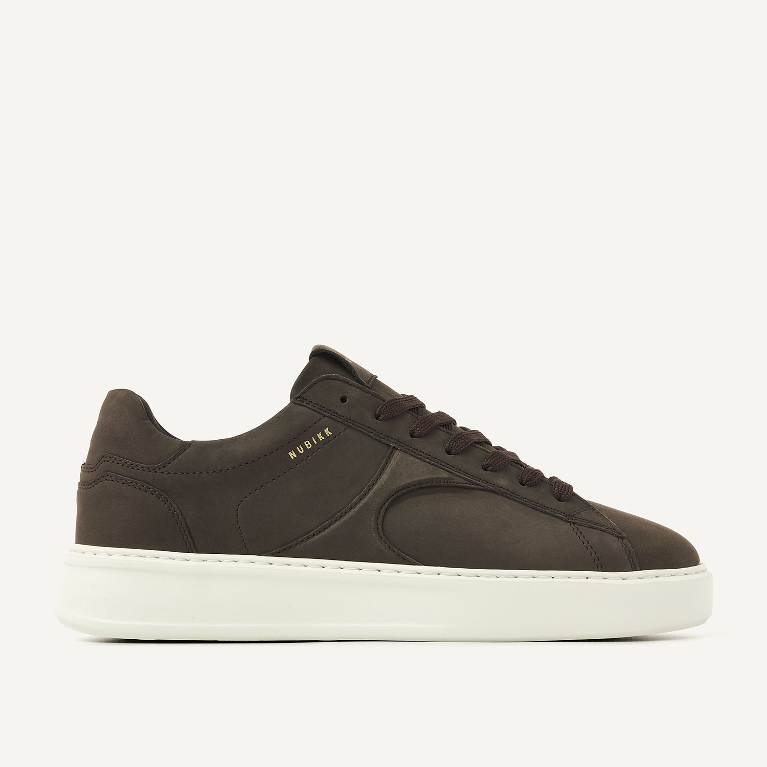 Vick Cosmo | Dark Grey Leather Sneakers for Men