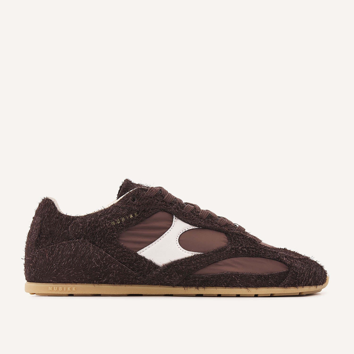 Riley Morgan | Dark Brown Hairy Sneakers for Women