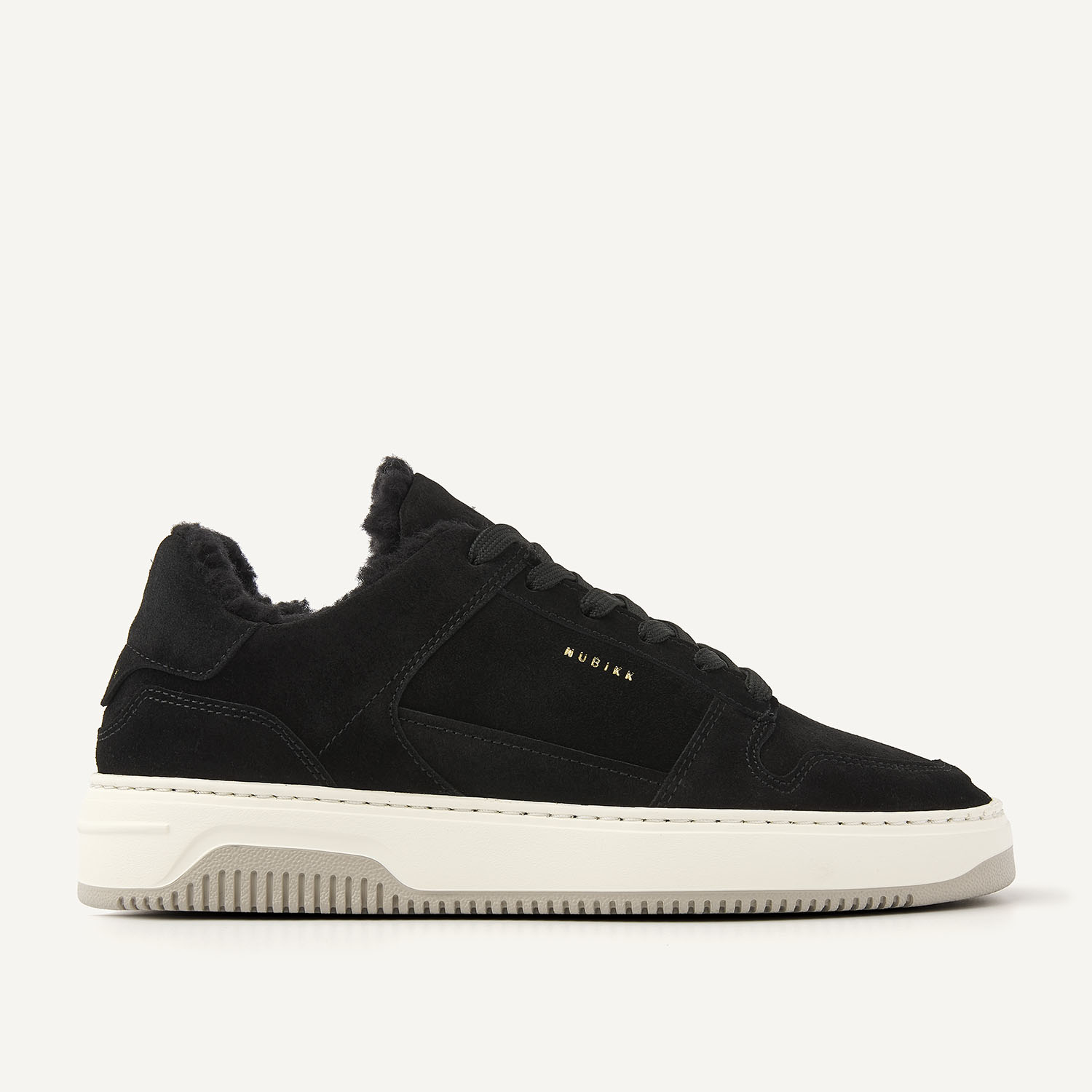 Basket Court Fur | Zwarte Sneakers voor Dames