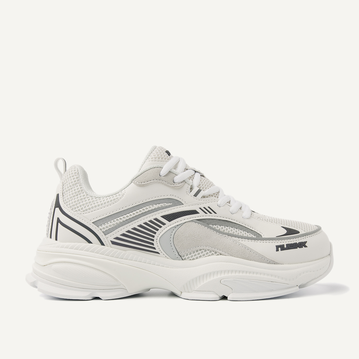 Comet Runner | Off White Combi Sneakers voor Heren