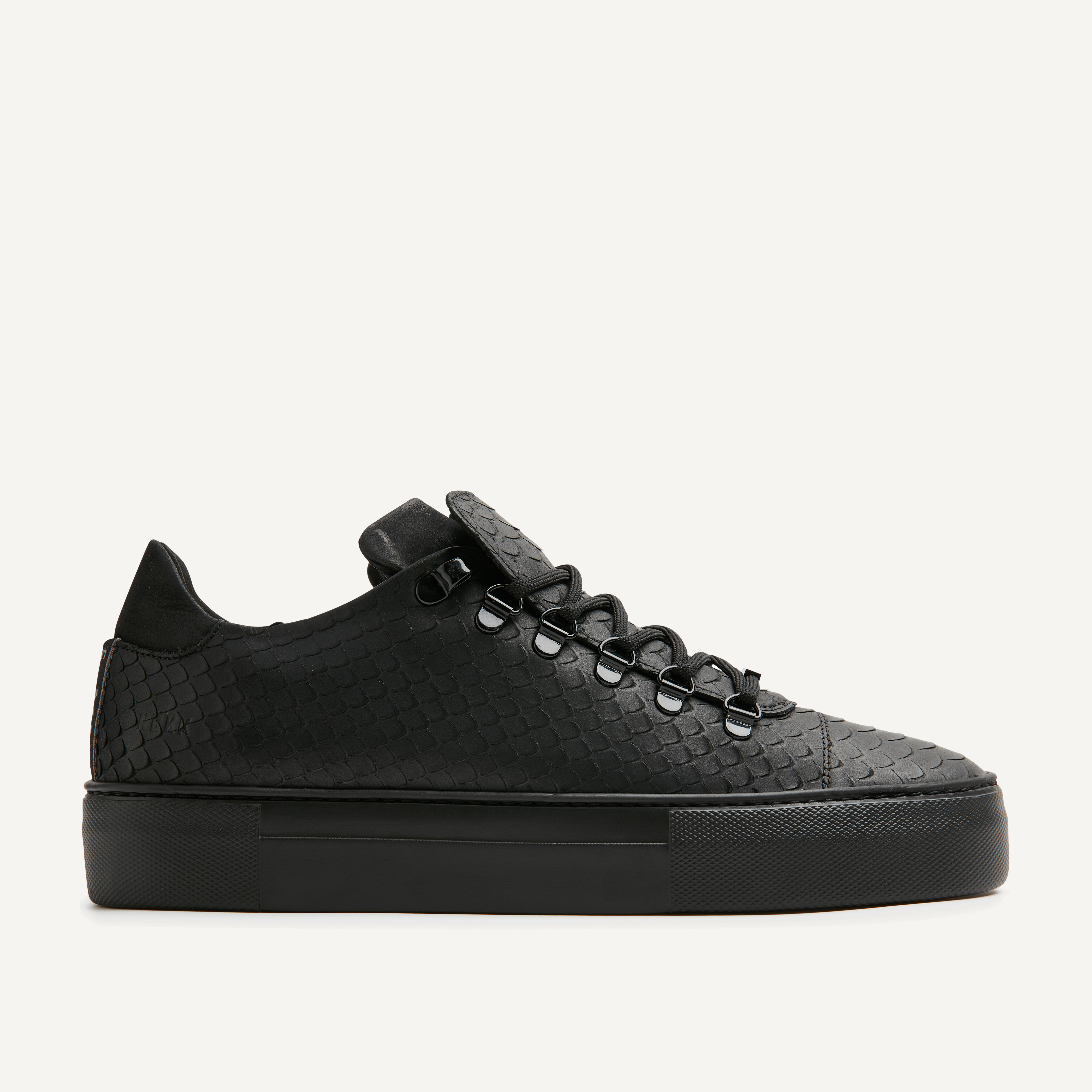 Jagger Python | Zwarte Sneakers voor Heren