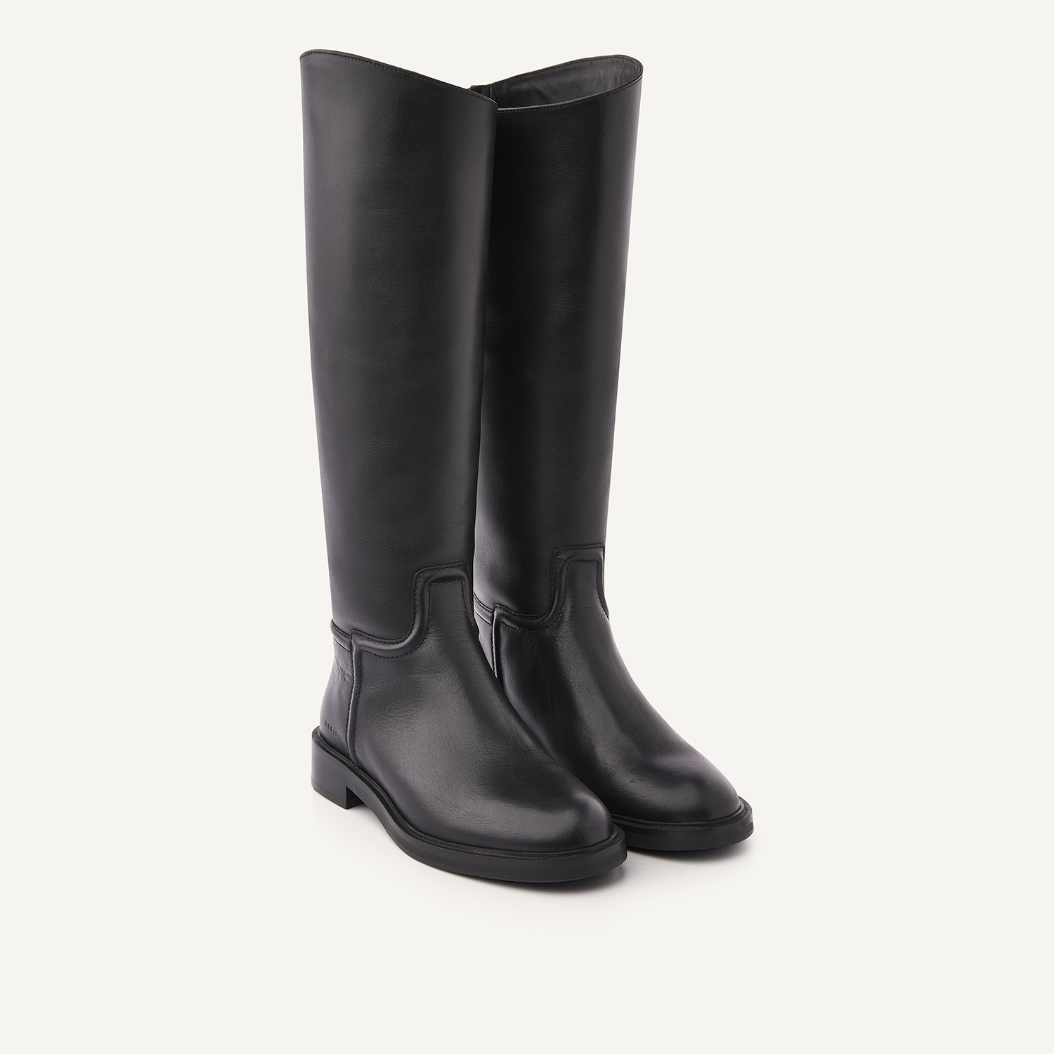 Maeve Rider | Bottes en Cuir Noir pour Femme