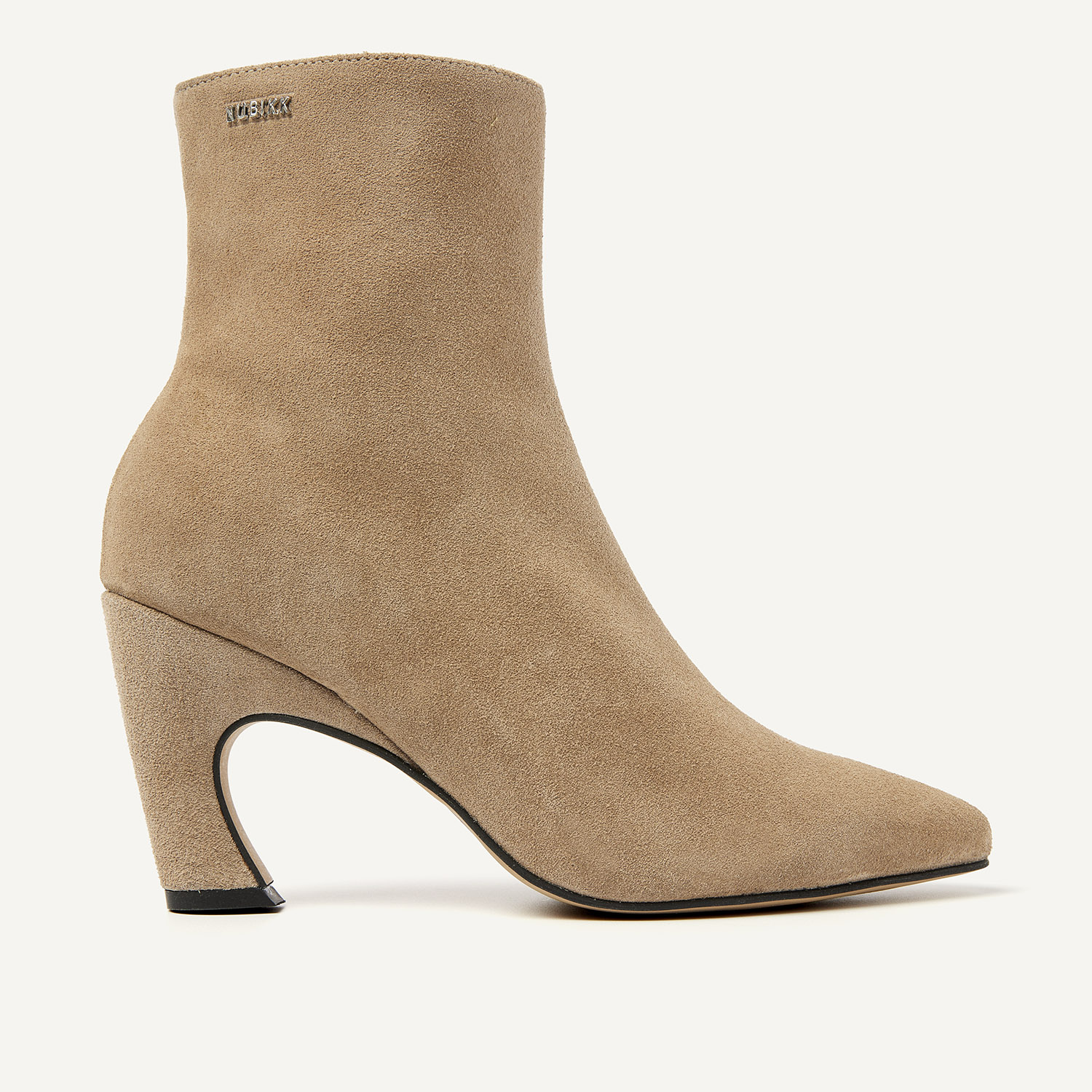 Bibi Coco | Taupe Ankle Boots for Women