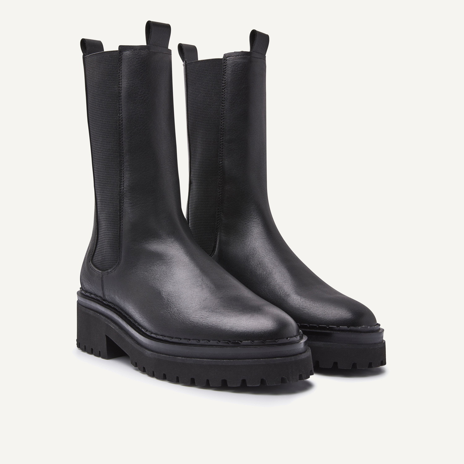Zwarte nubikk chelsea boots fae adams deals