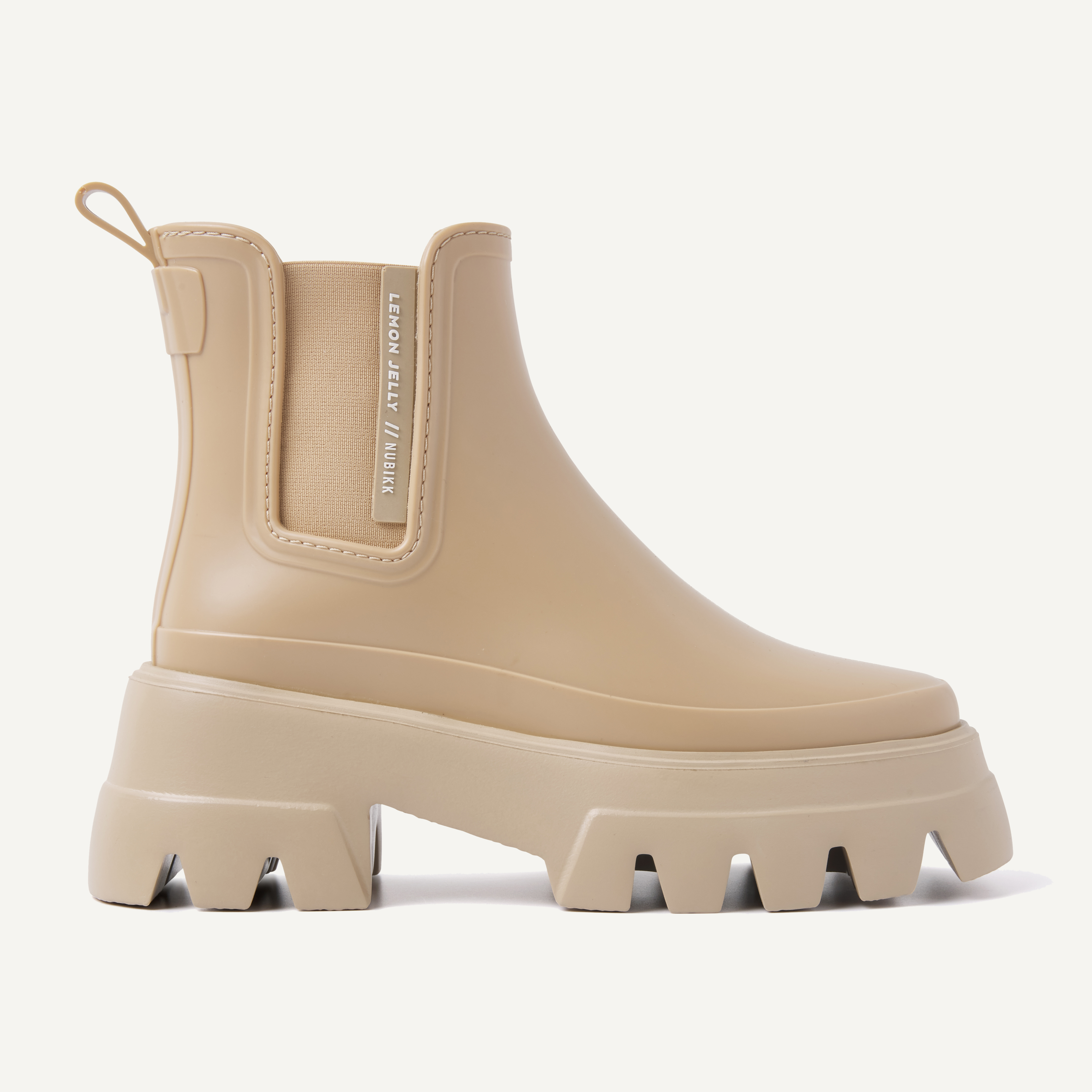 Flore Lemon | Beige Boots for Women