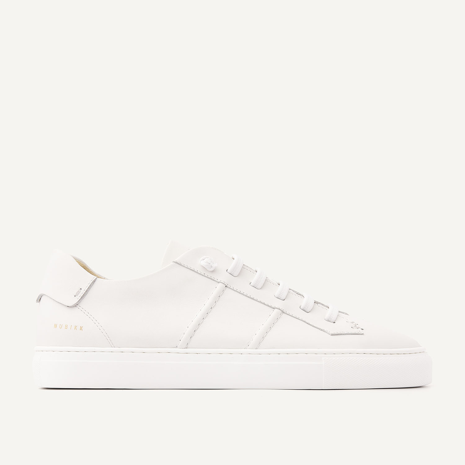 Jase Ease | Off-White Leather Sneakers for Men