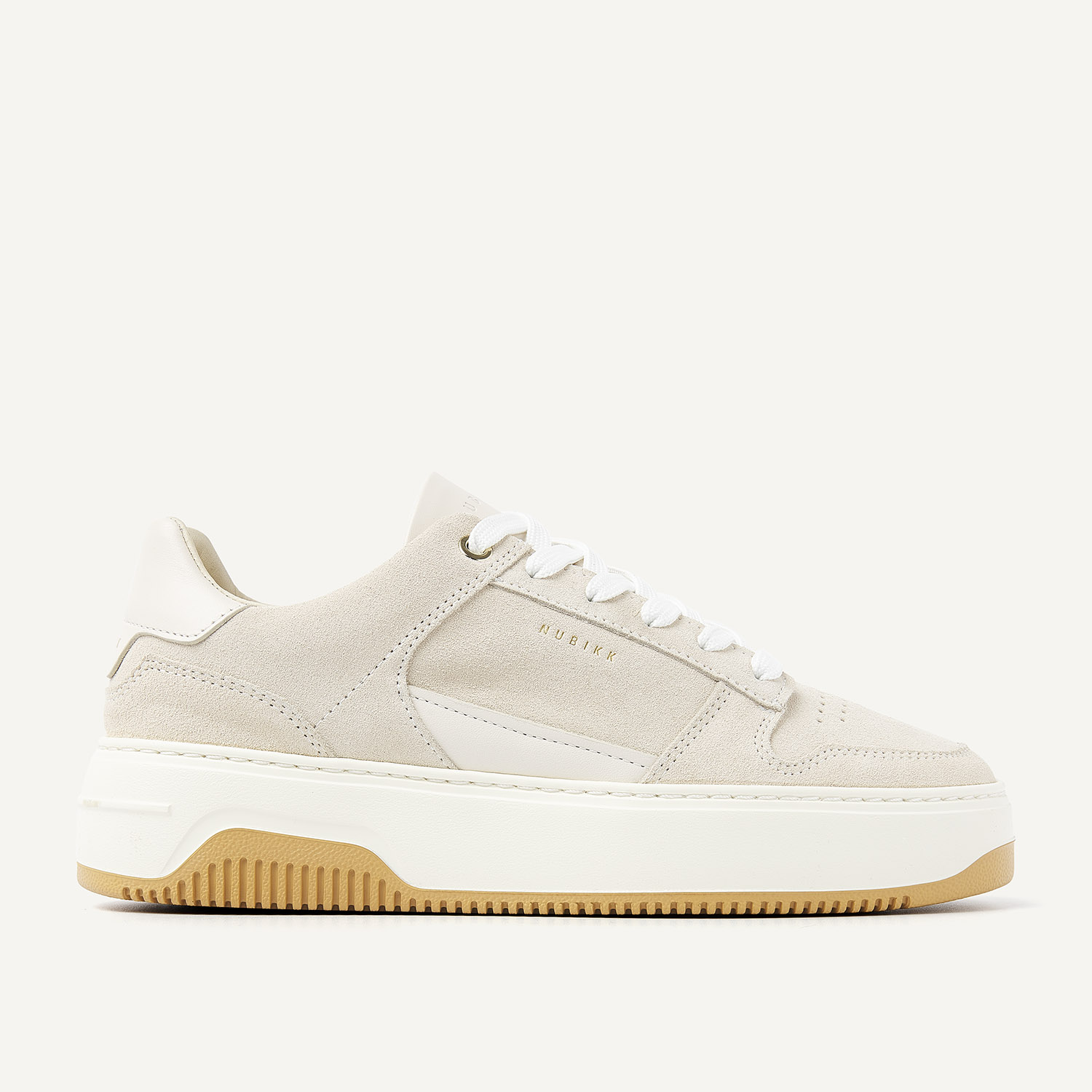 Basket Court Miele | Beige Combi Sneaker voor Dames