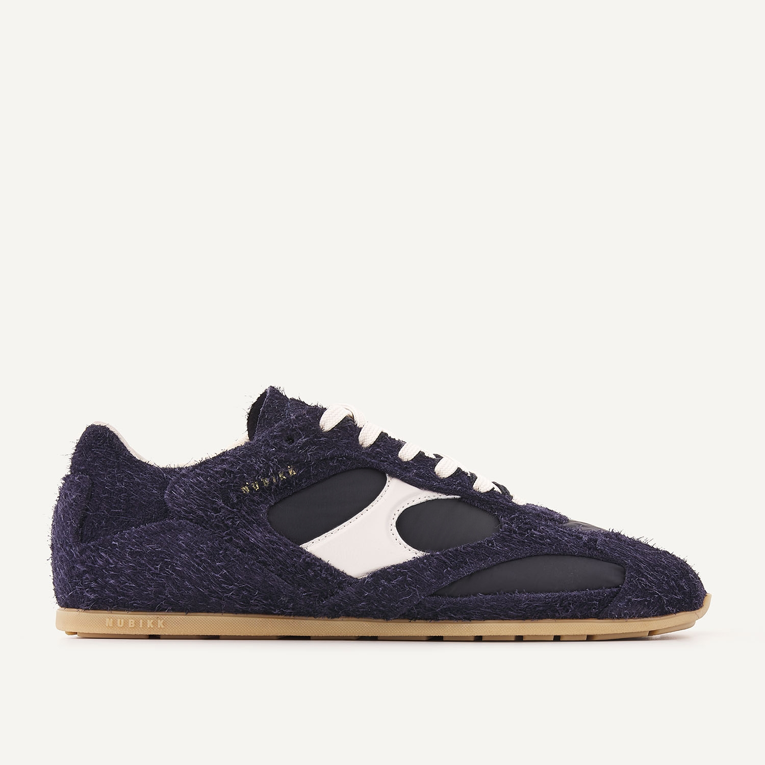 Riley Morgan | Dark Blue Hairy Sneakers for Women
