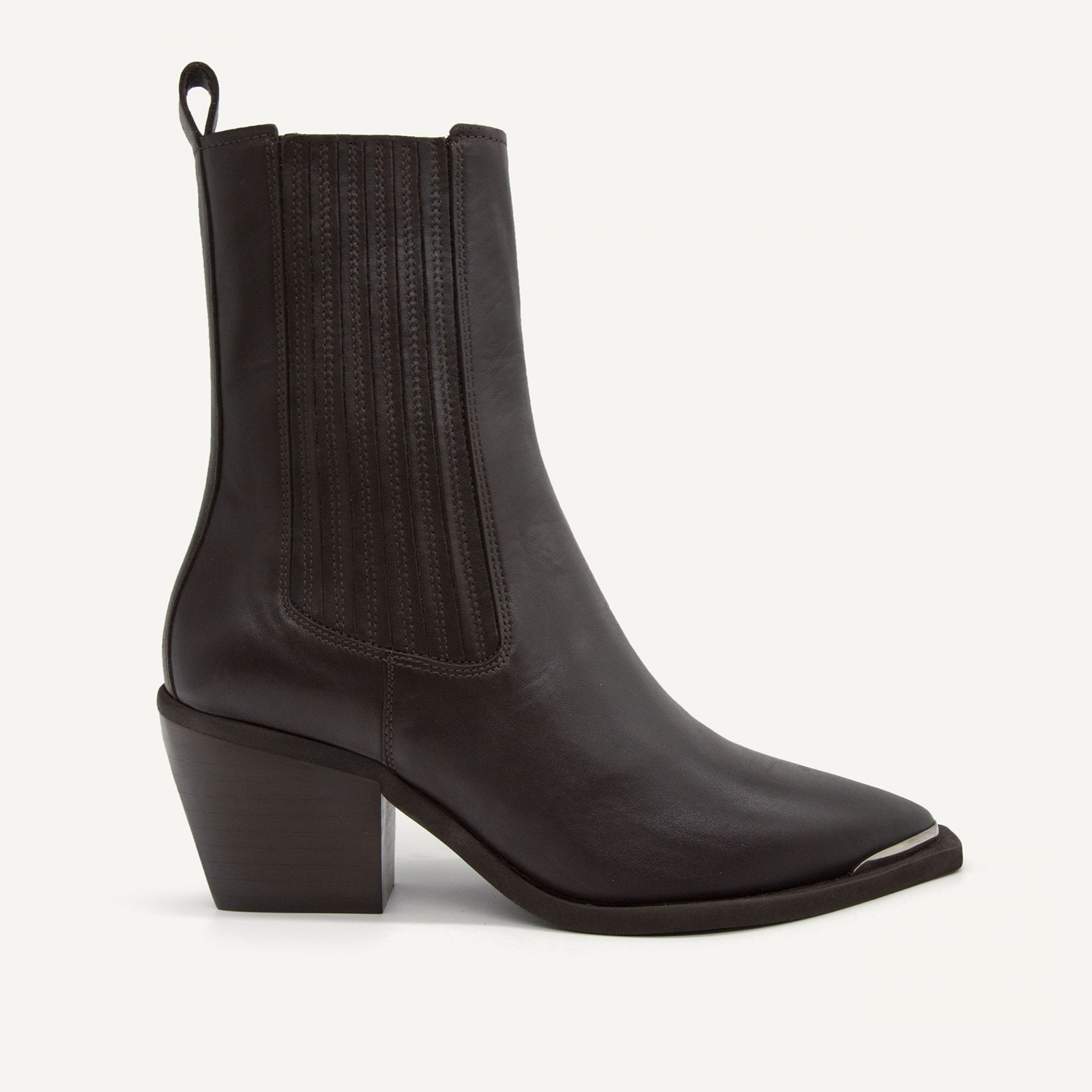 Liv Loua Metal | Schwarze Stiefeletten für Damen