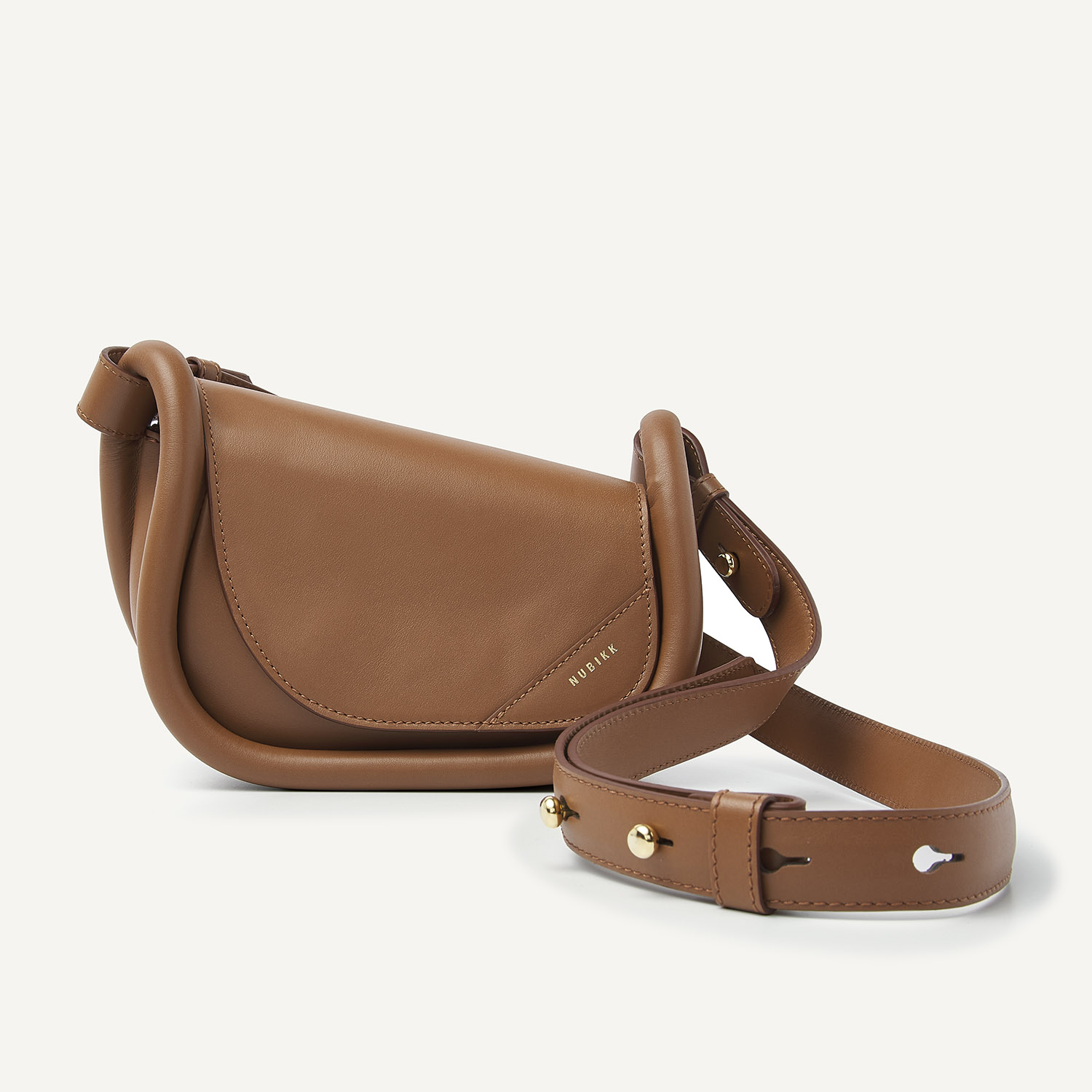Bobby Mini Bag | Cognac Tas voor Dames