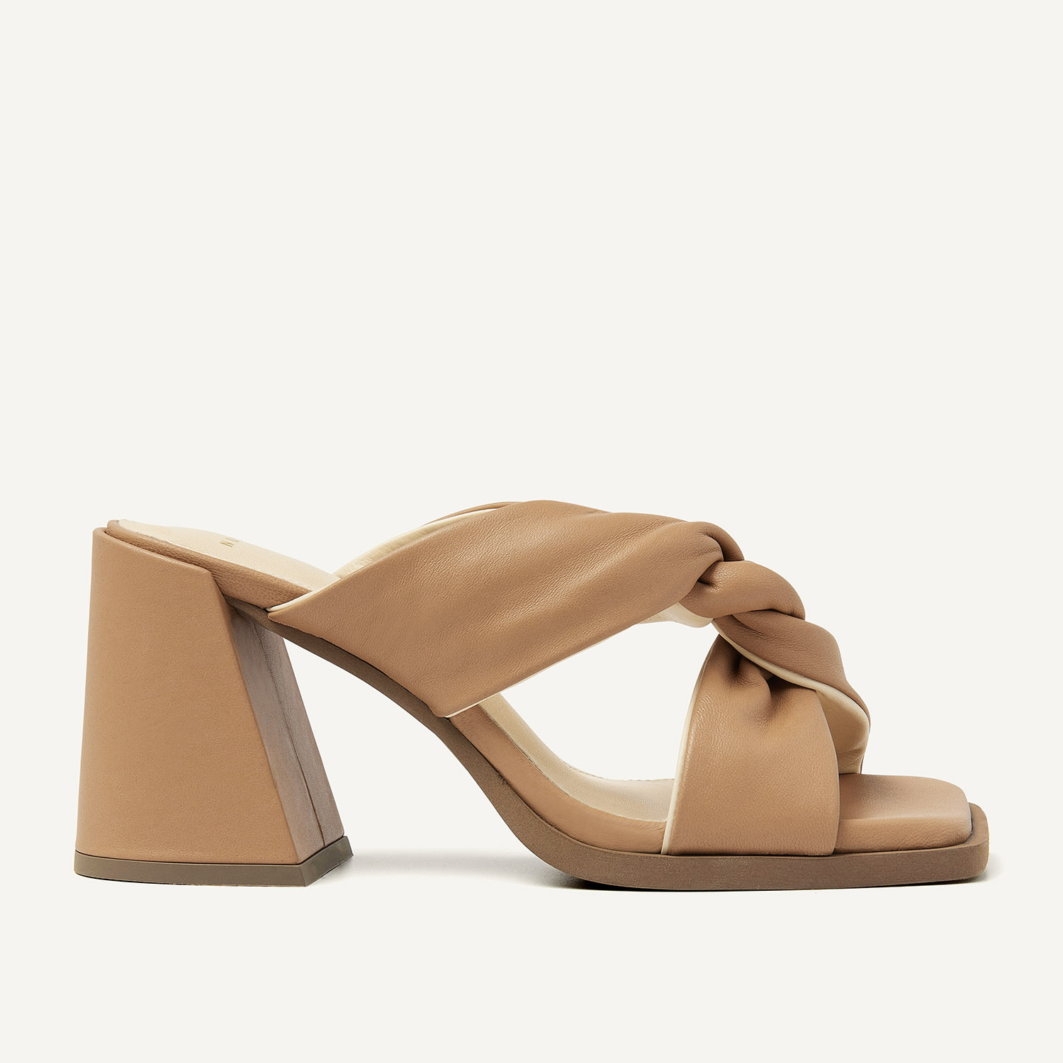 Lana Twist | Beige Sandals for Women