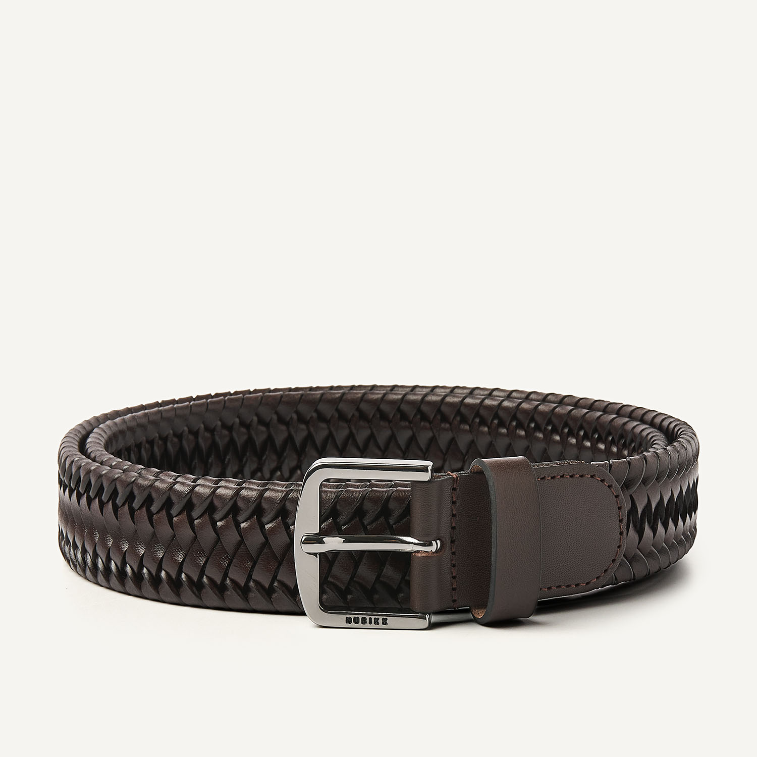Liam Belt | Dunkelbrauner Ledergürtel für Herren