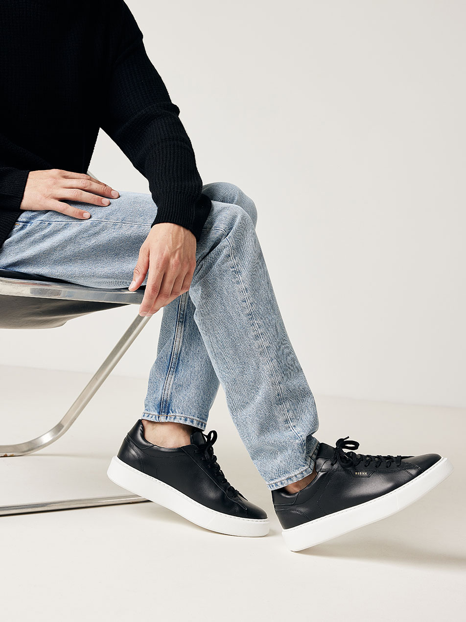 Vince hotsell black sneakers