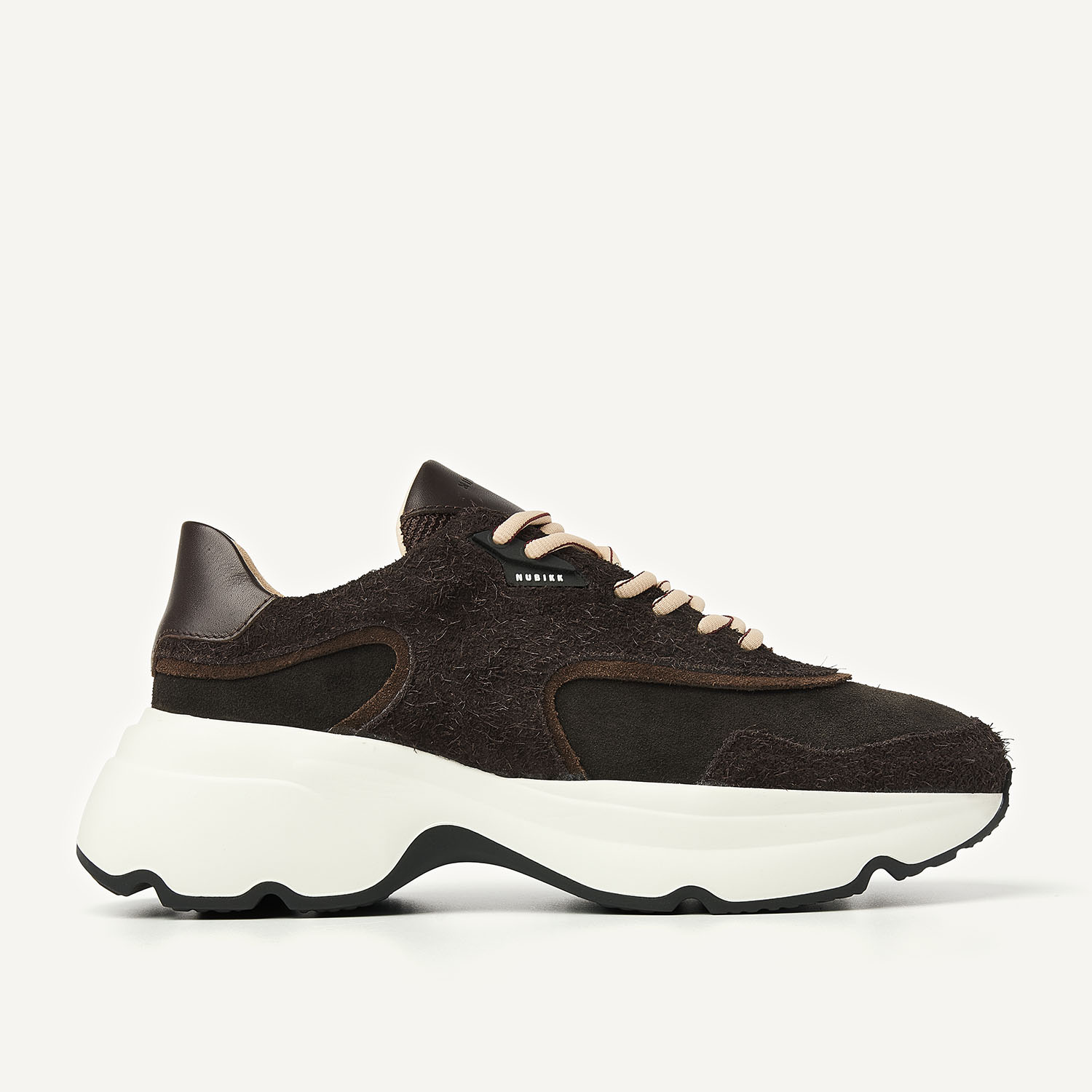 Ross Zay | Braune Hairy Sneakers für Damen