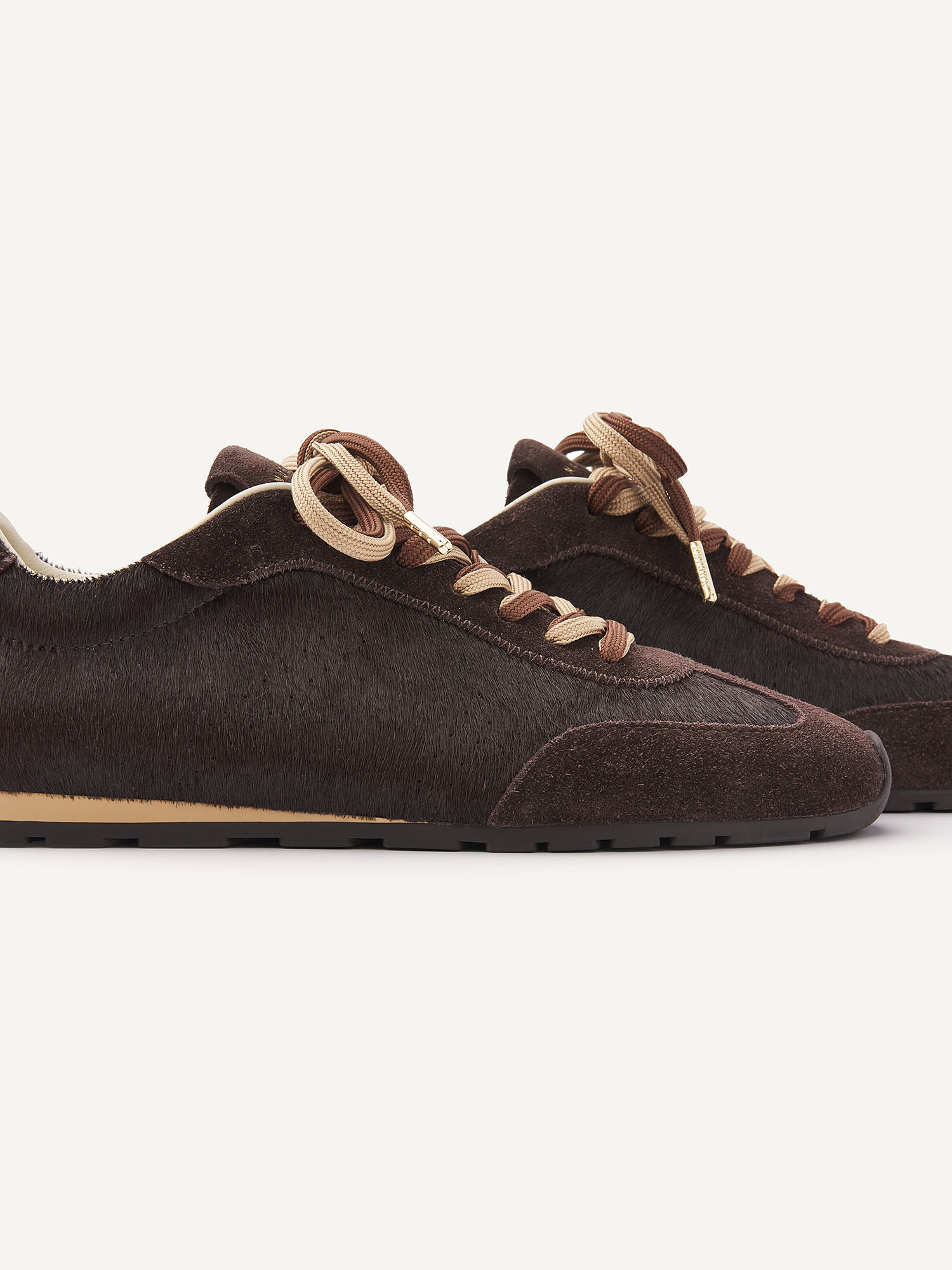 Billy Lou | Brown Pony Sneakers for Women