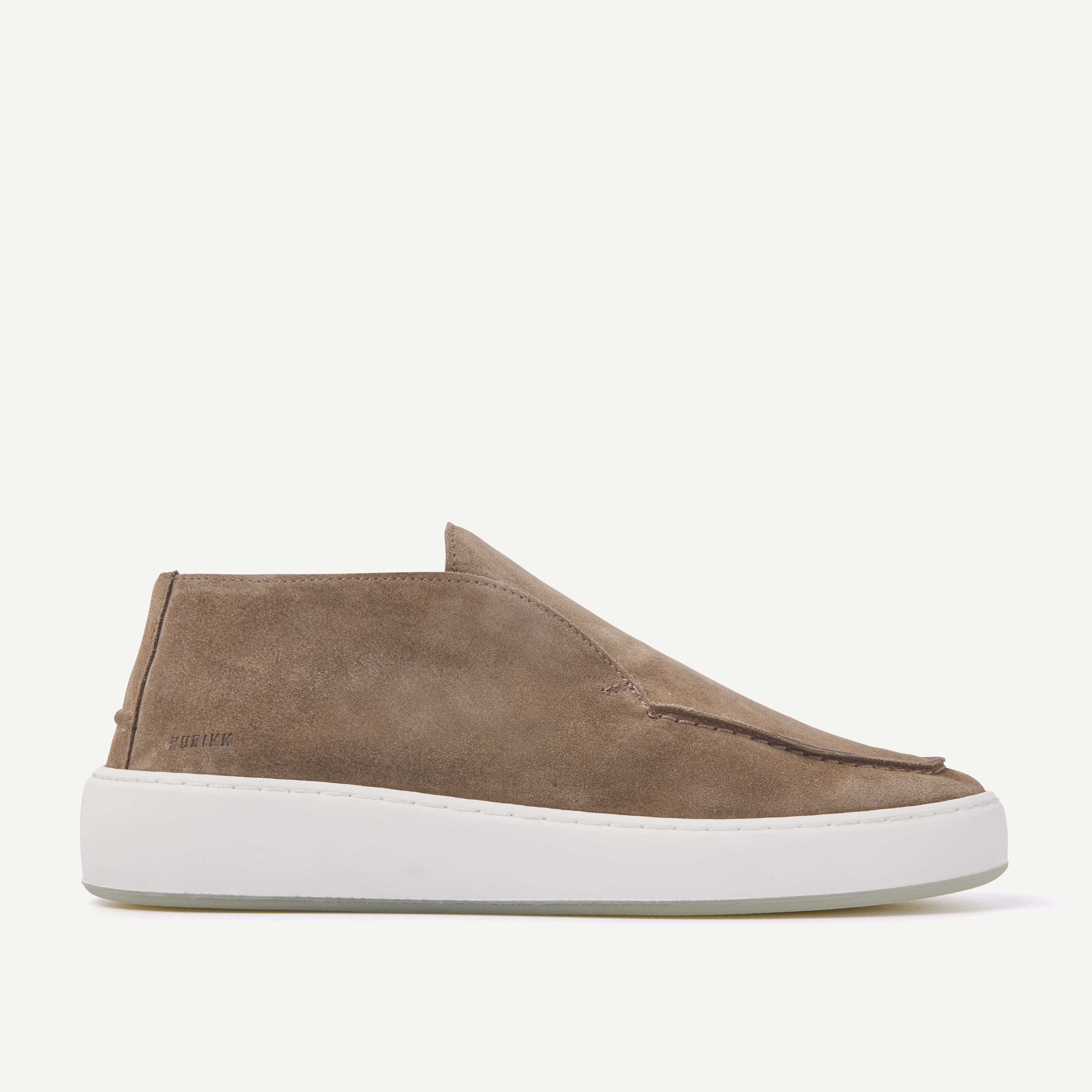 Jiro Suo | Taupe Mid Loafers voor Heren