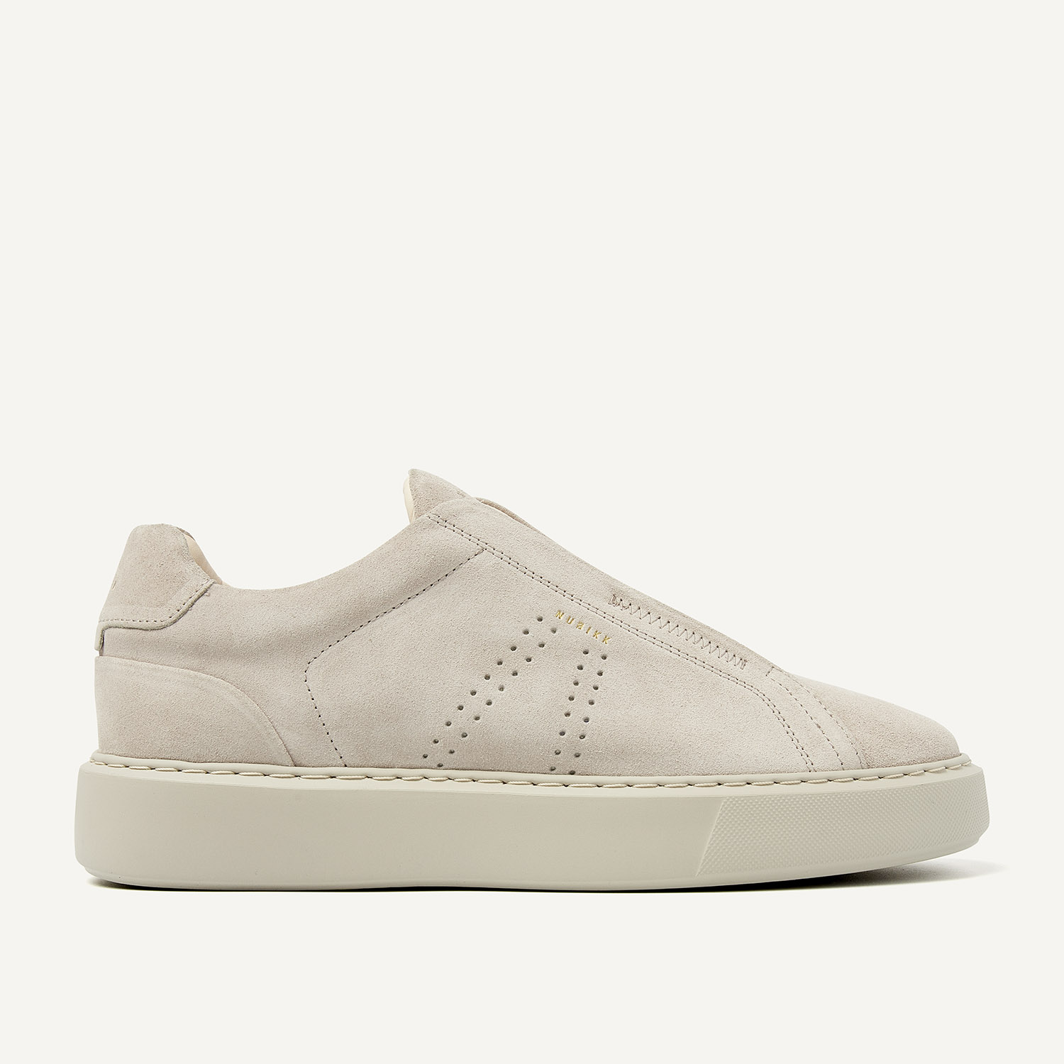 Vince Viggo | Beige Suede Sneakers voor Heren