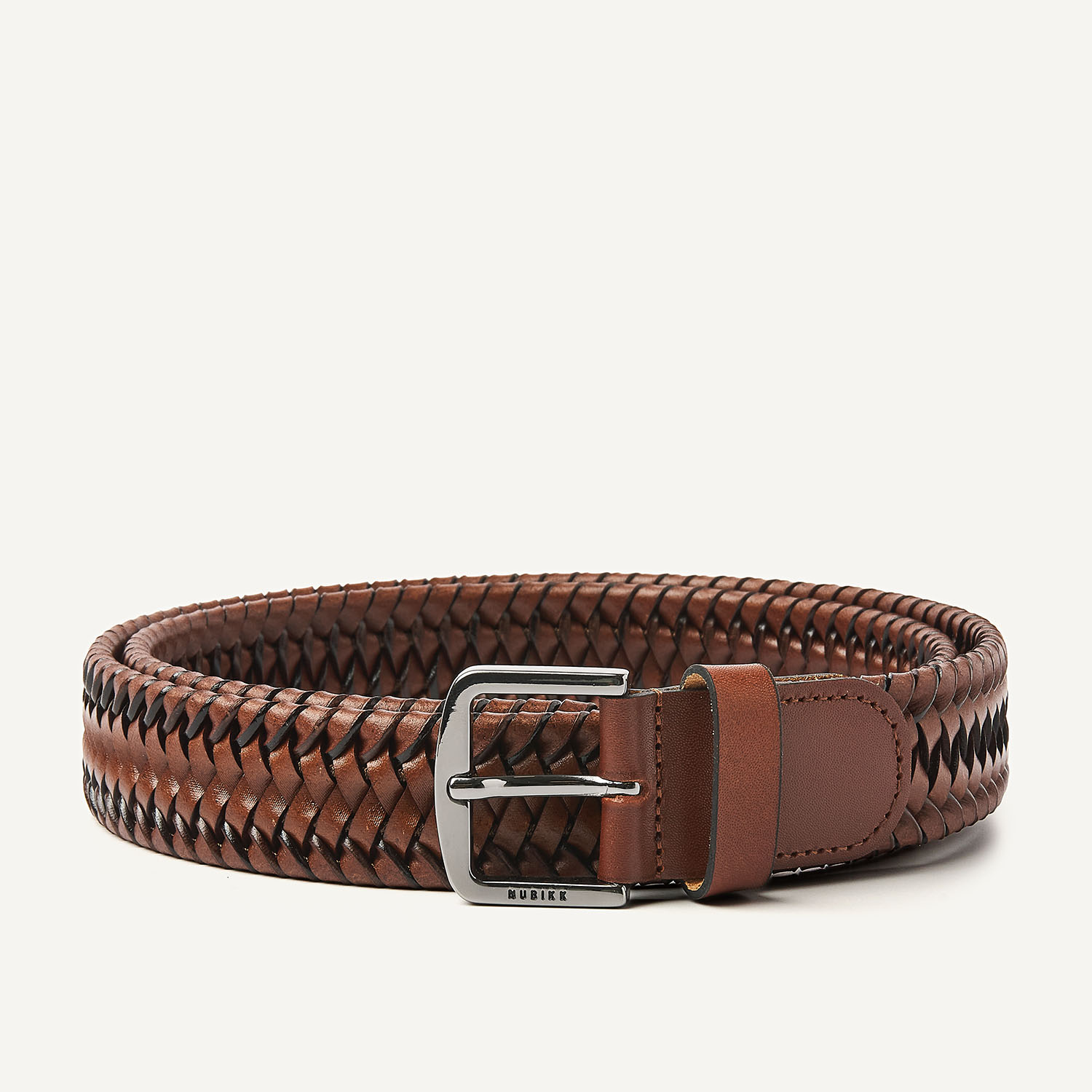 Liam Belt | Cognacfarbener Ledergürtel für Herren