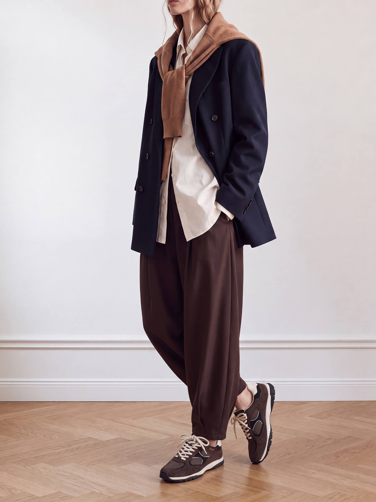 Benny Morgan | Baskets en Daim Marron pour Femme