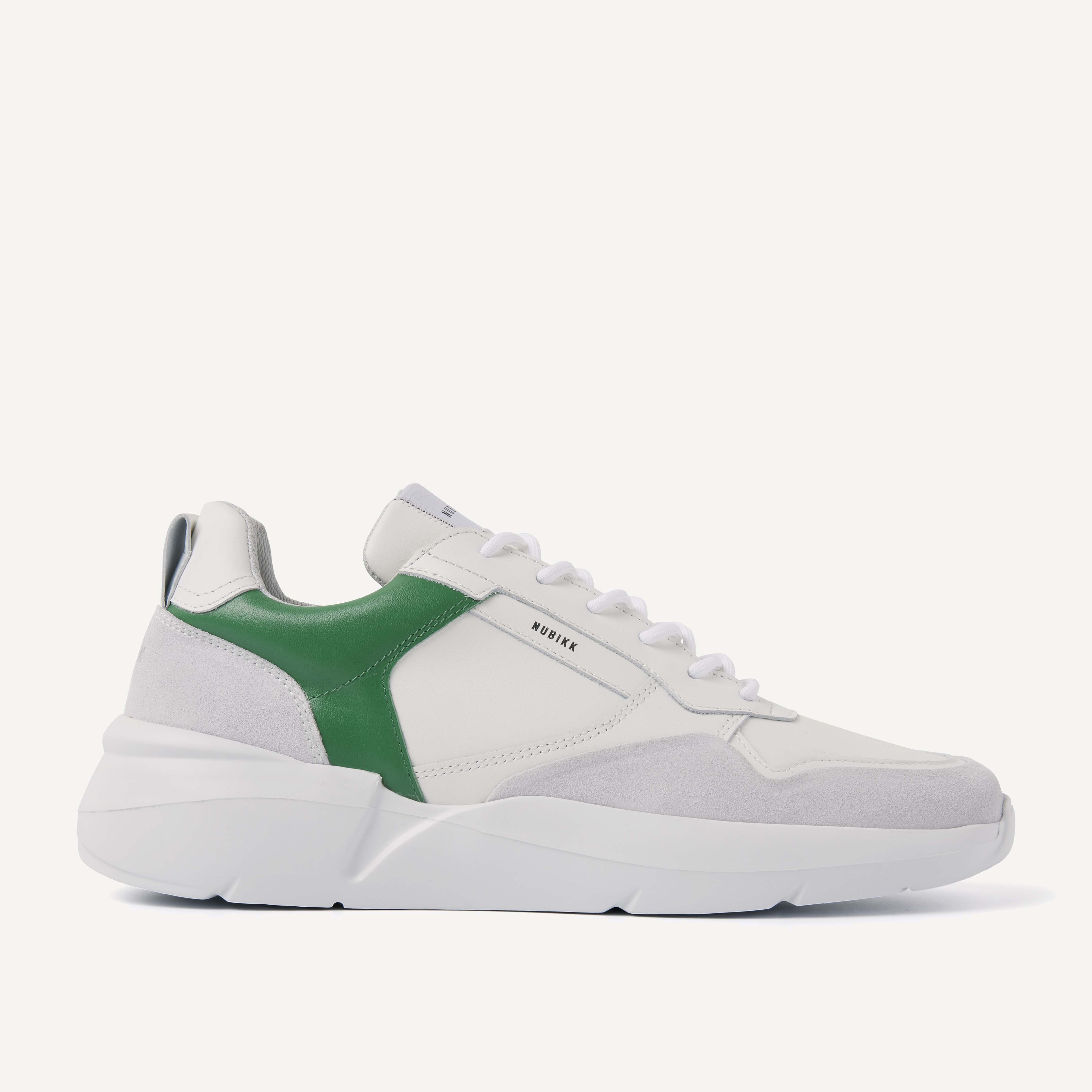 Roque Road Wave | White Green Sneakers for Men