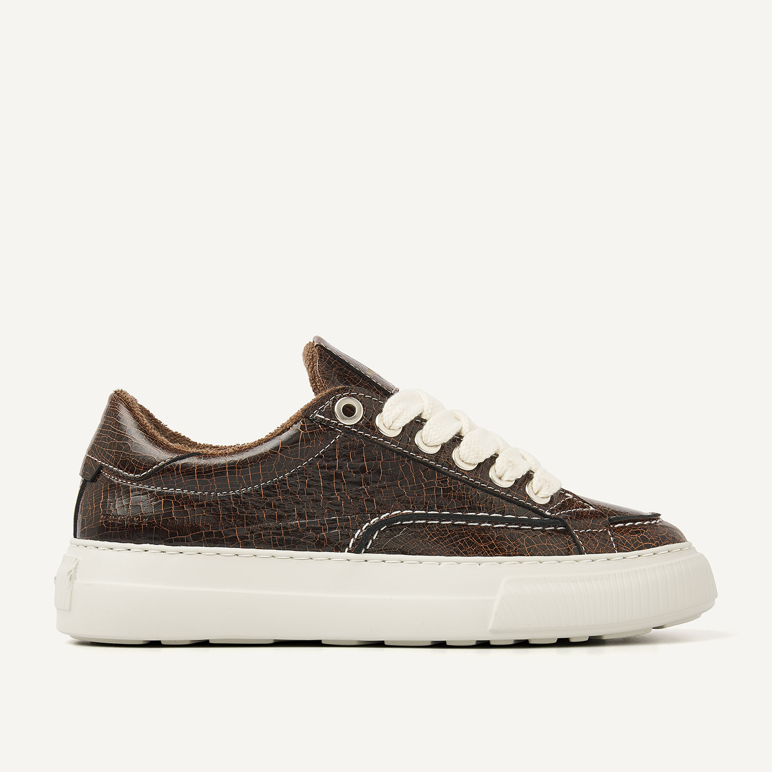 Caldera Tora | Donkerbruine Sneakers voor Dames