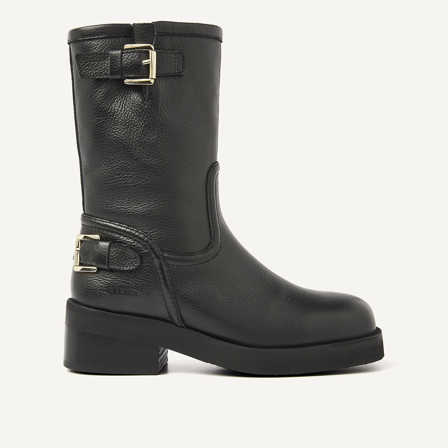 Eve Leva Fur | Black Boots for Women
