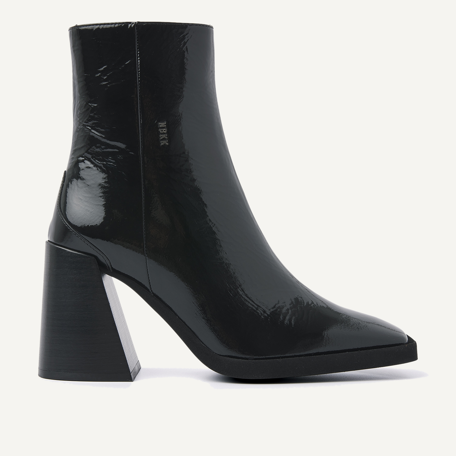 Lana Pilar II | Black Patent Boots for Women