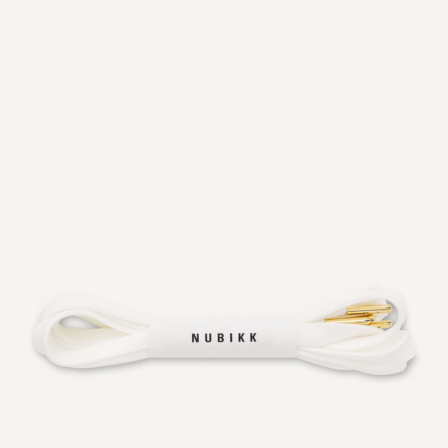 Cordones Dip Dye | Cordones planos de nylon blanco