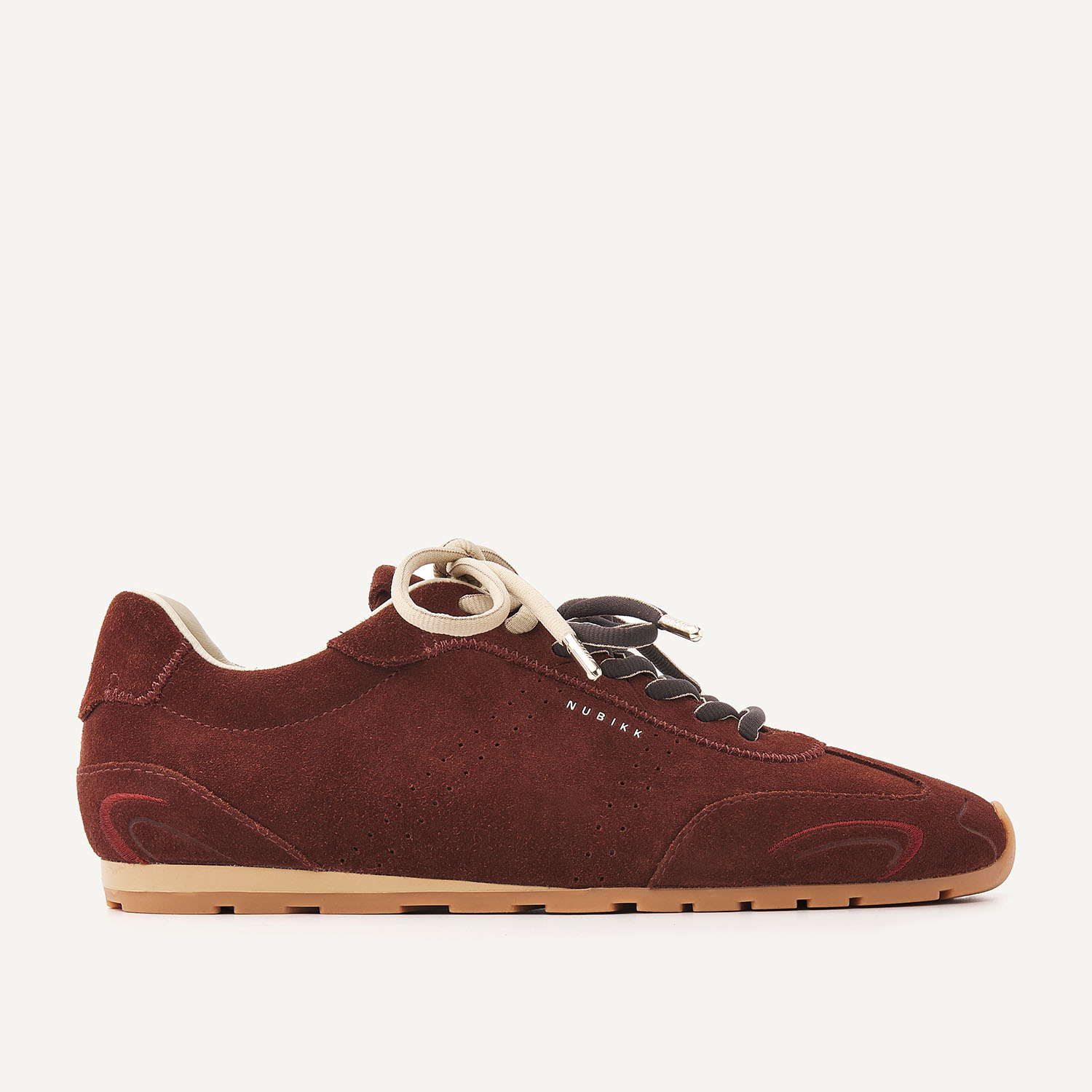 Billy Lou II | Bordeaux Suede Sneakers for Women