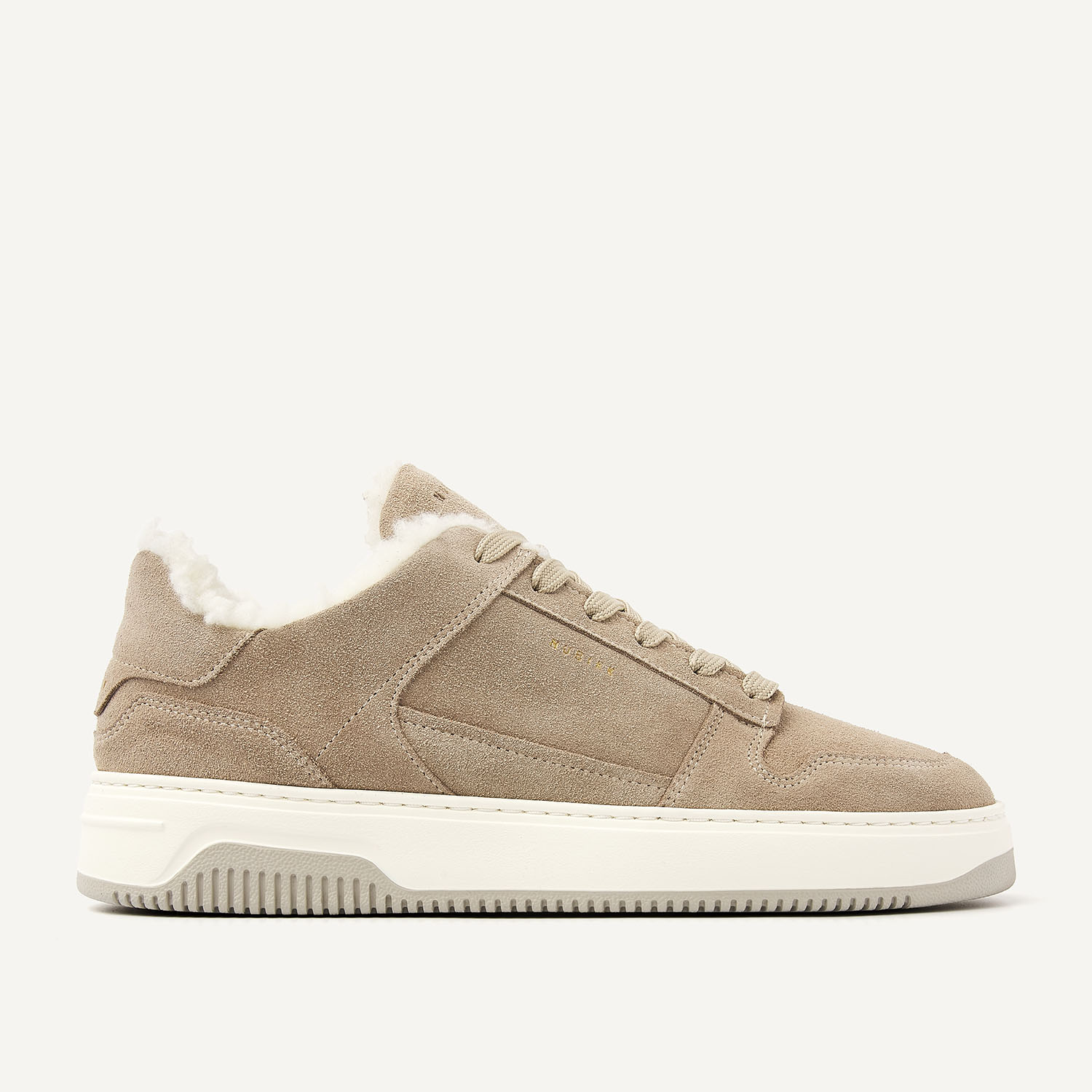 Basket Court Fur | Taupe Sneakers voor Heren
