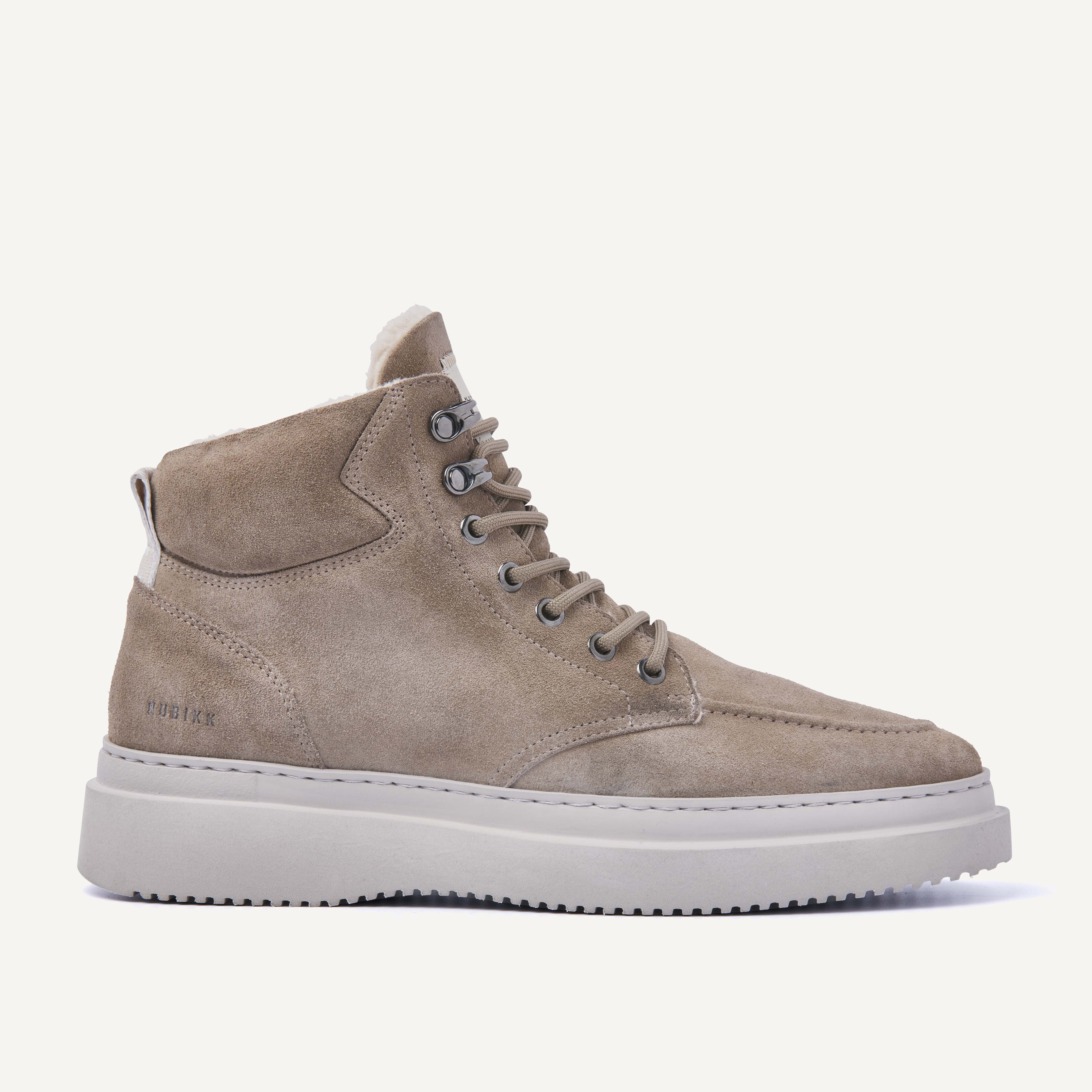 Jonah Polar Fur | Taupe boots for men