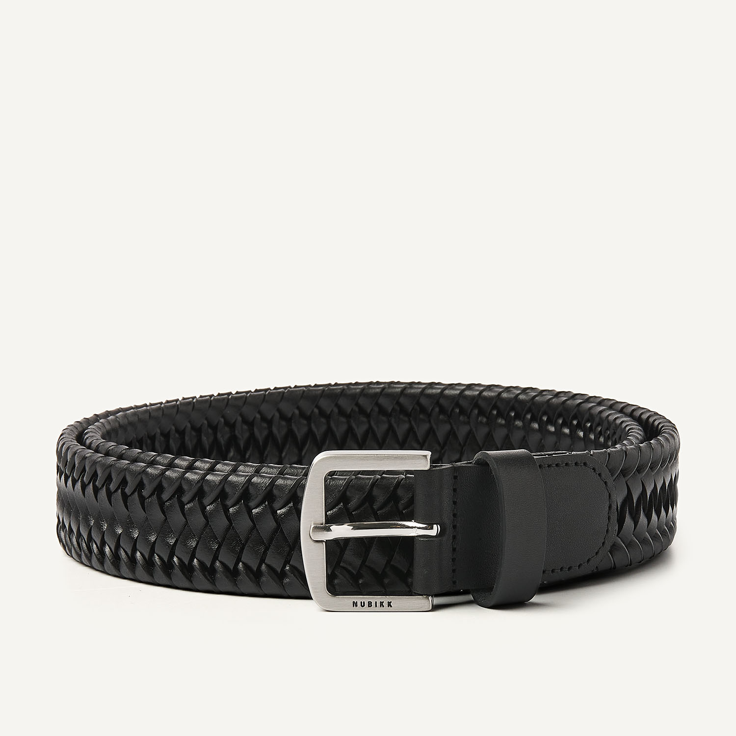 Liam Belt | Schwarzer Ledergürtel für Herren