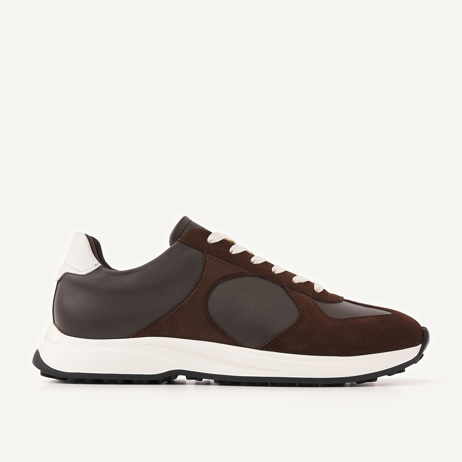 Finn Rio | Brown Leather Suede Sneakers for Men