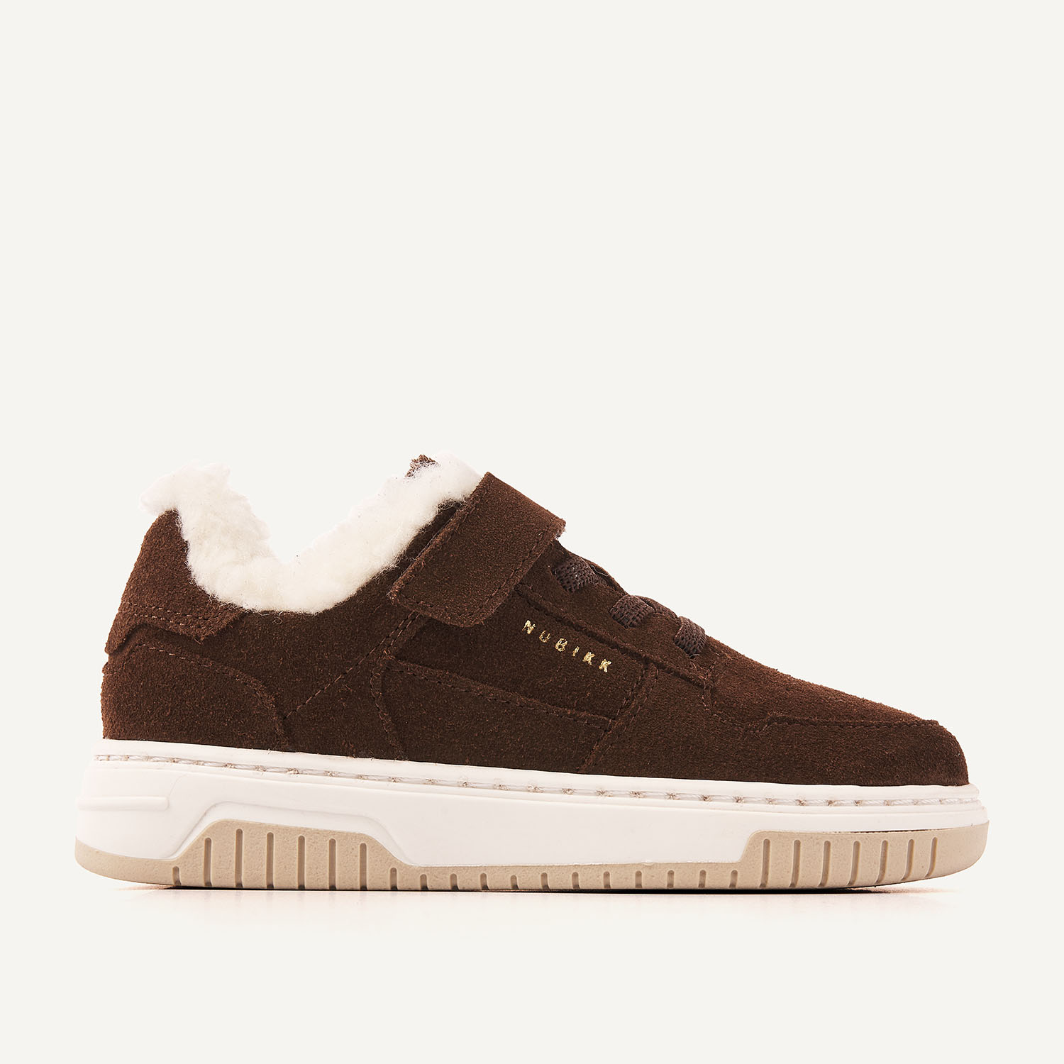 Basket Teddy JR | Donkerbruine Sneakers voor Kids