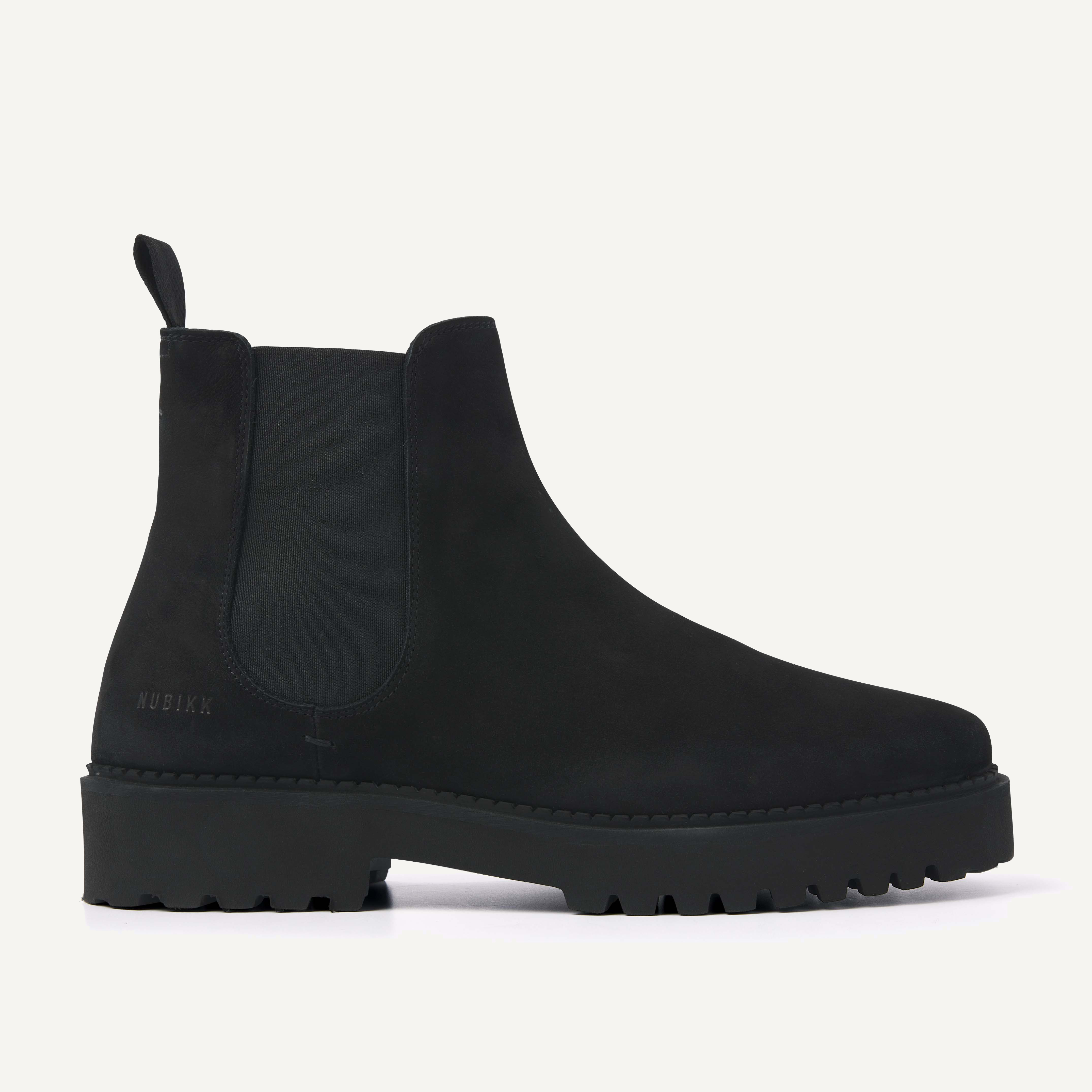 Logan Rai | Black chelsea boots for men