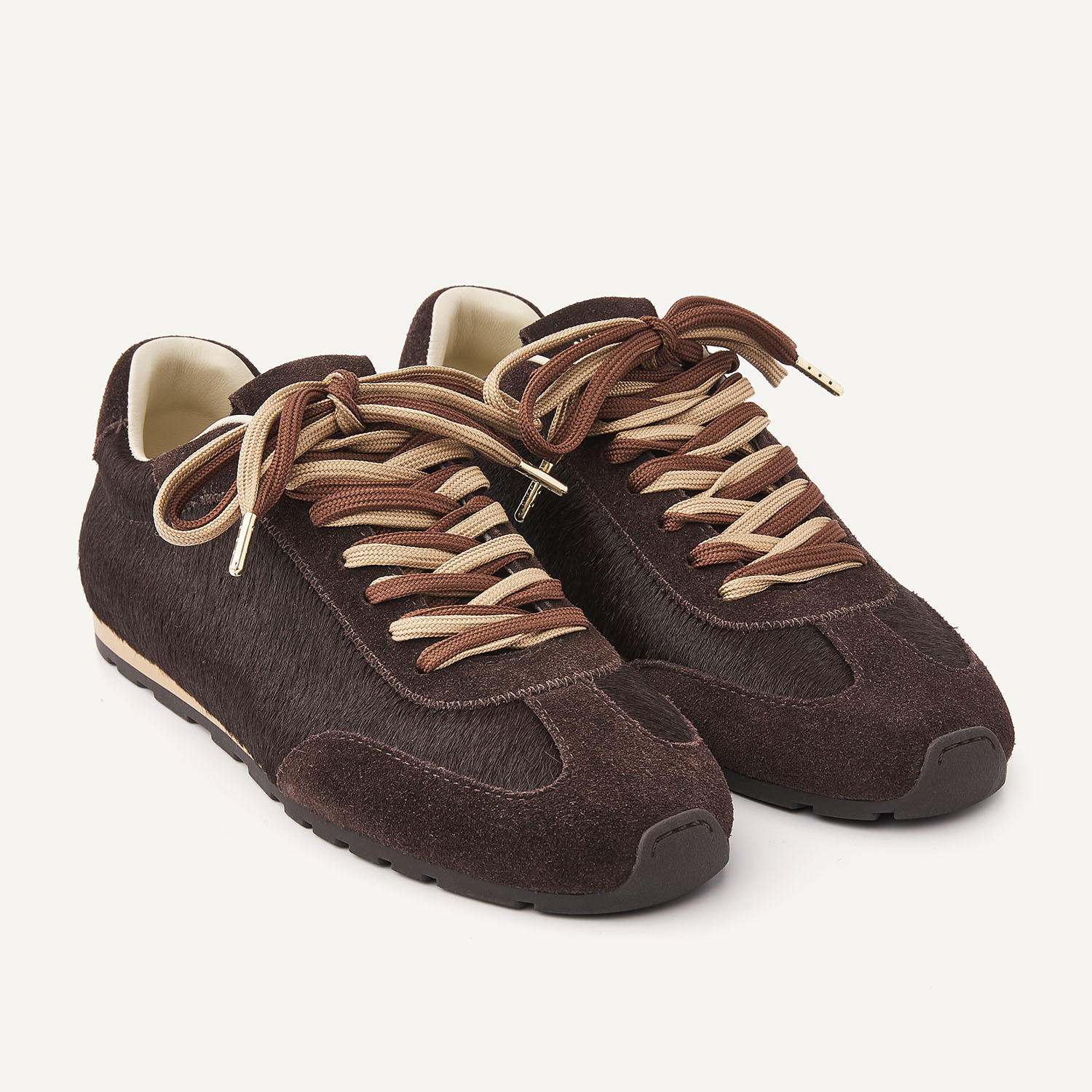 Billy Lou | Brown Pony Sneakers for Women