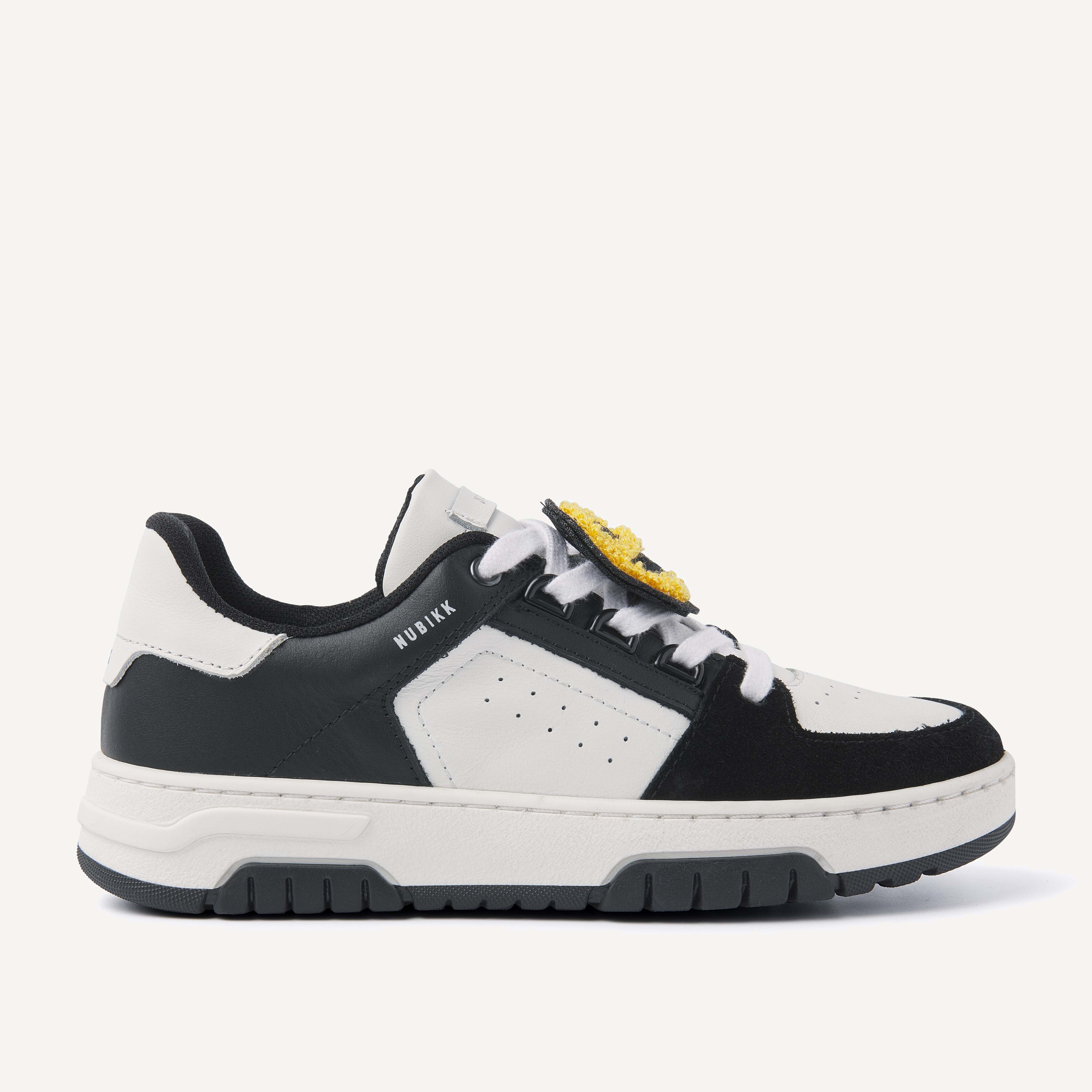 Basket Buxton JR | Black White sneakers for kids