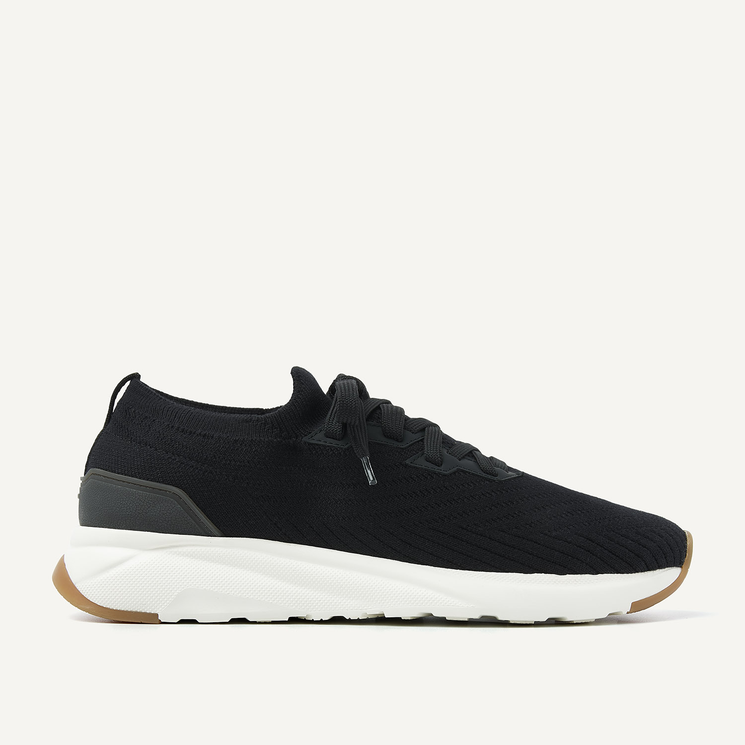 Weston Knitto | Zwarte Sneakers voor Heren