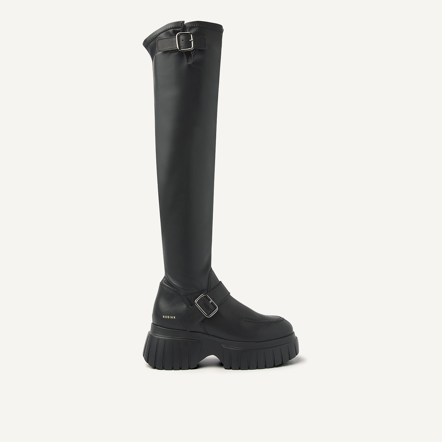 Miley Eiffel | Black High Boots for Women