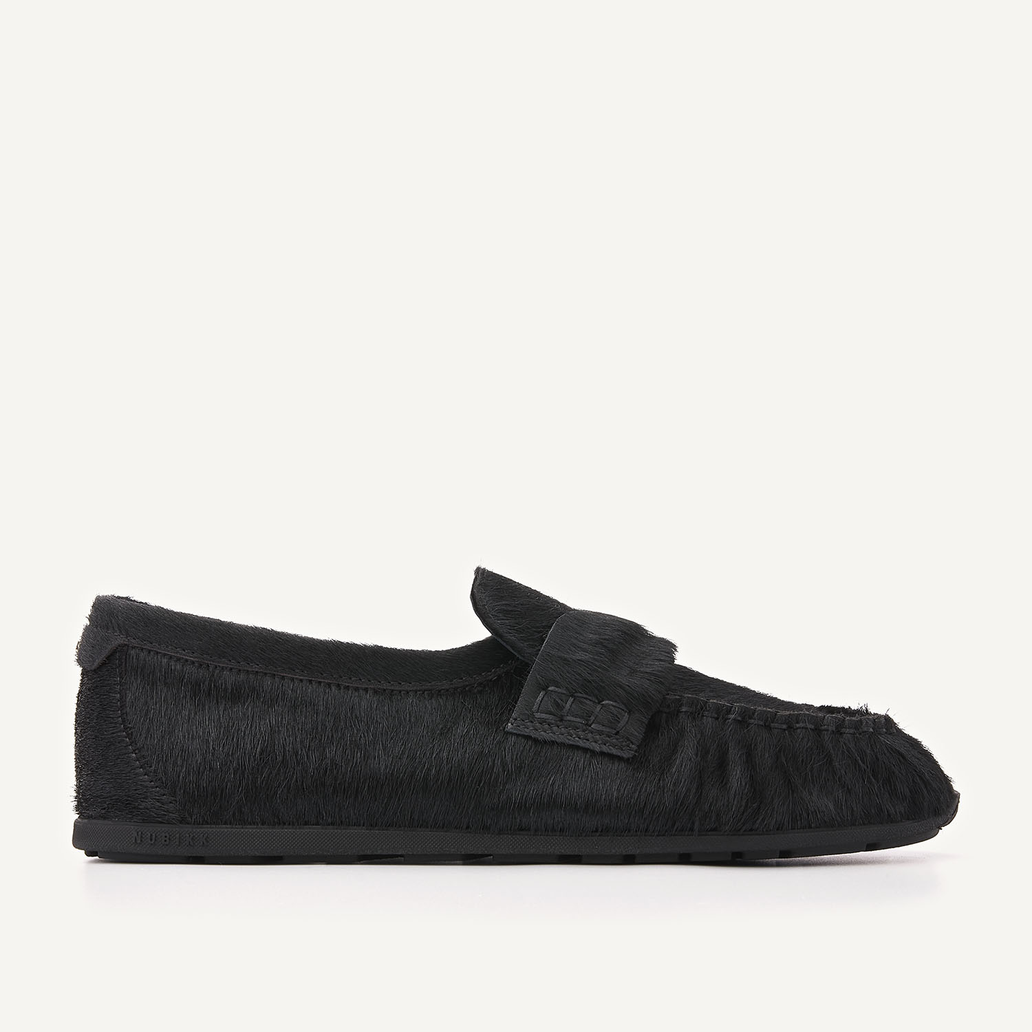 Riley Mio | Mocassins en Pony Noir pour Femme