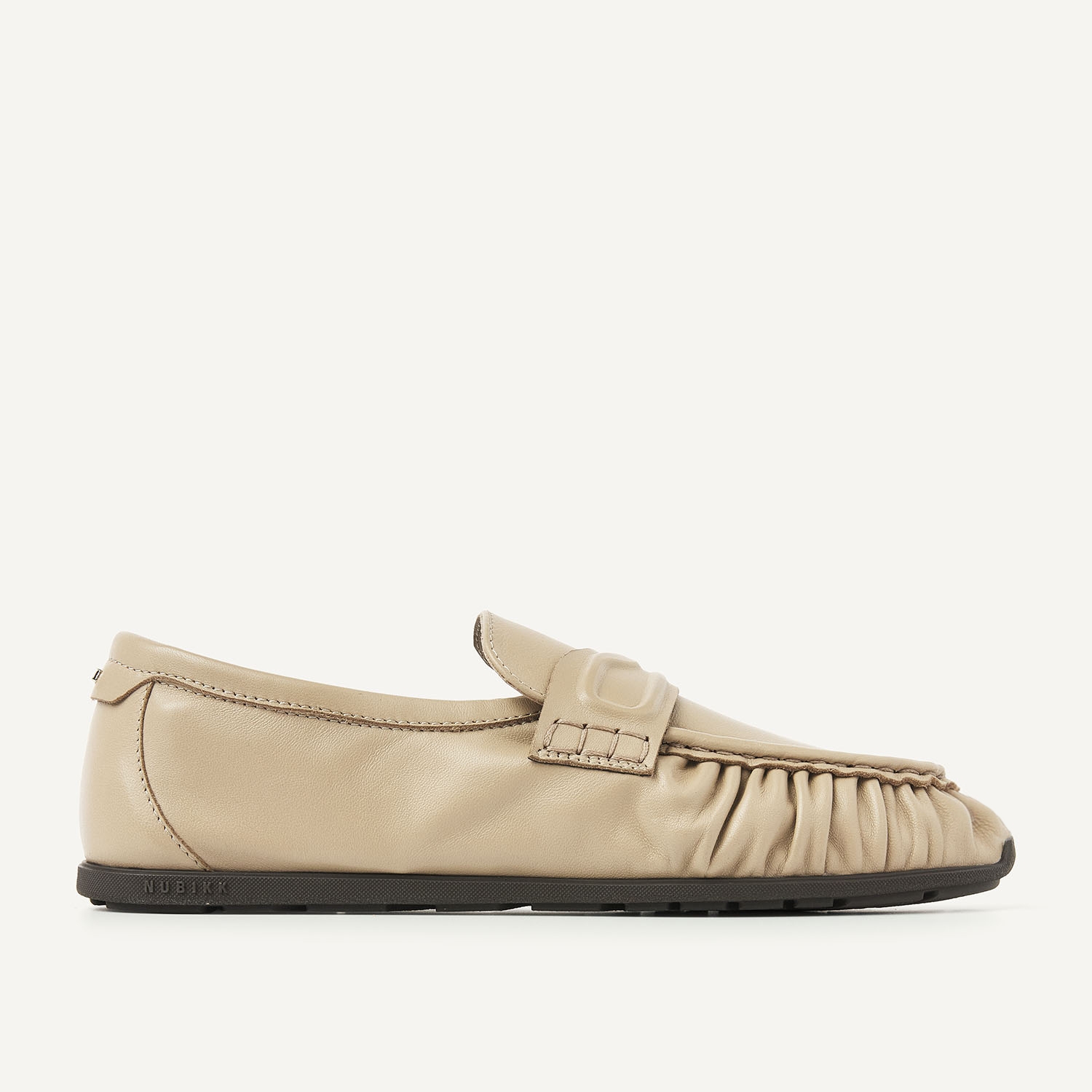 Riley Mio | Mocassins Taupe pour Femme