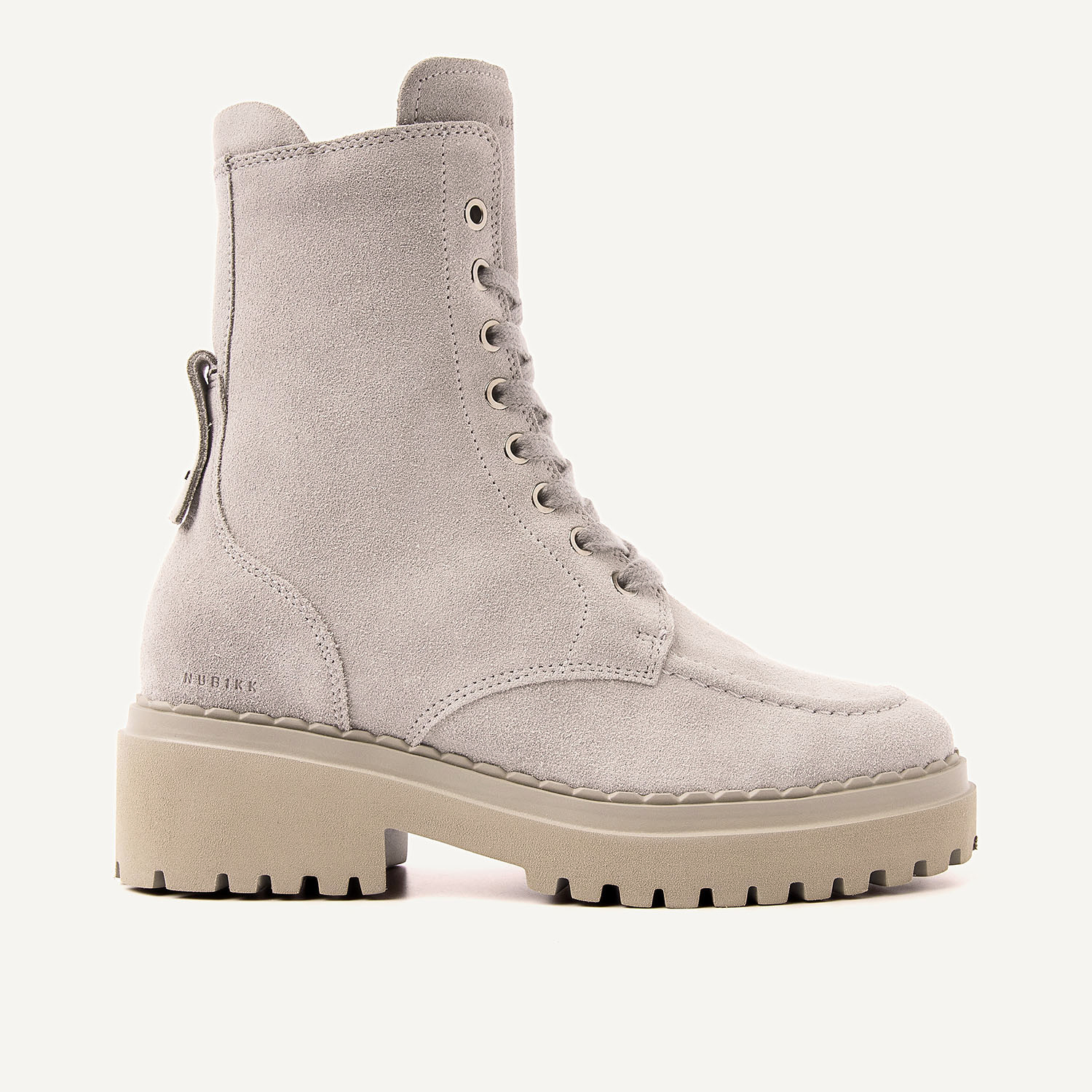 Fae Bobbi Fur | Grey Boots for Women