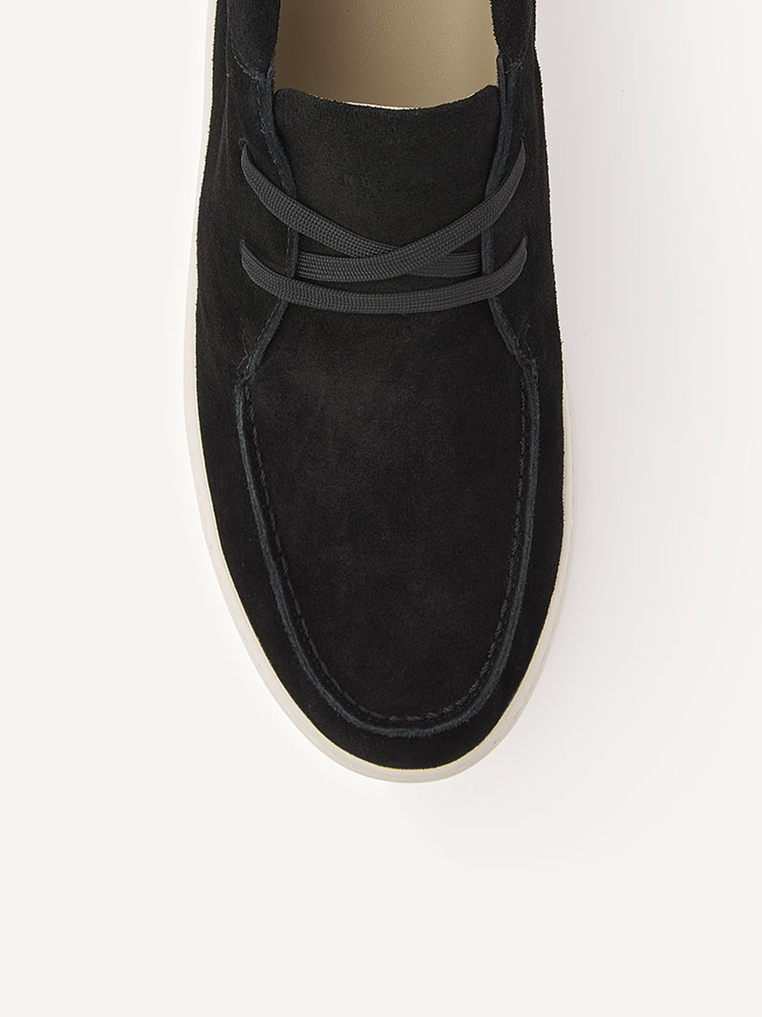Jiro Gio II | Mocasín de Ante Negro para Hombre