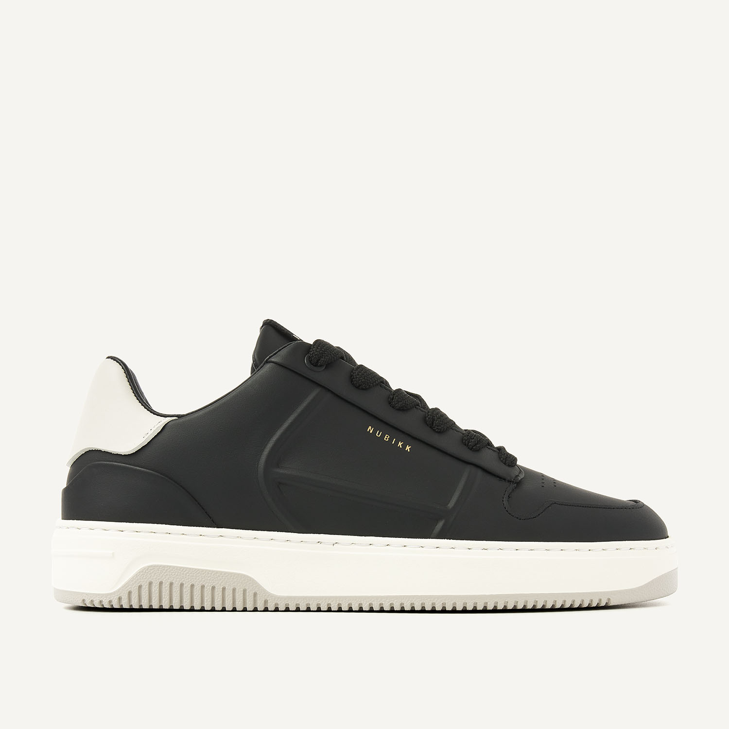 Basket Cole | Schwarze Ledersneaker für Herren