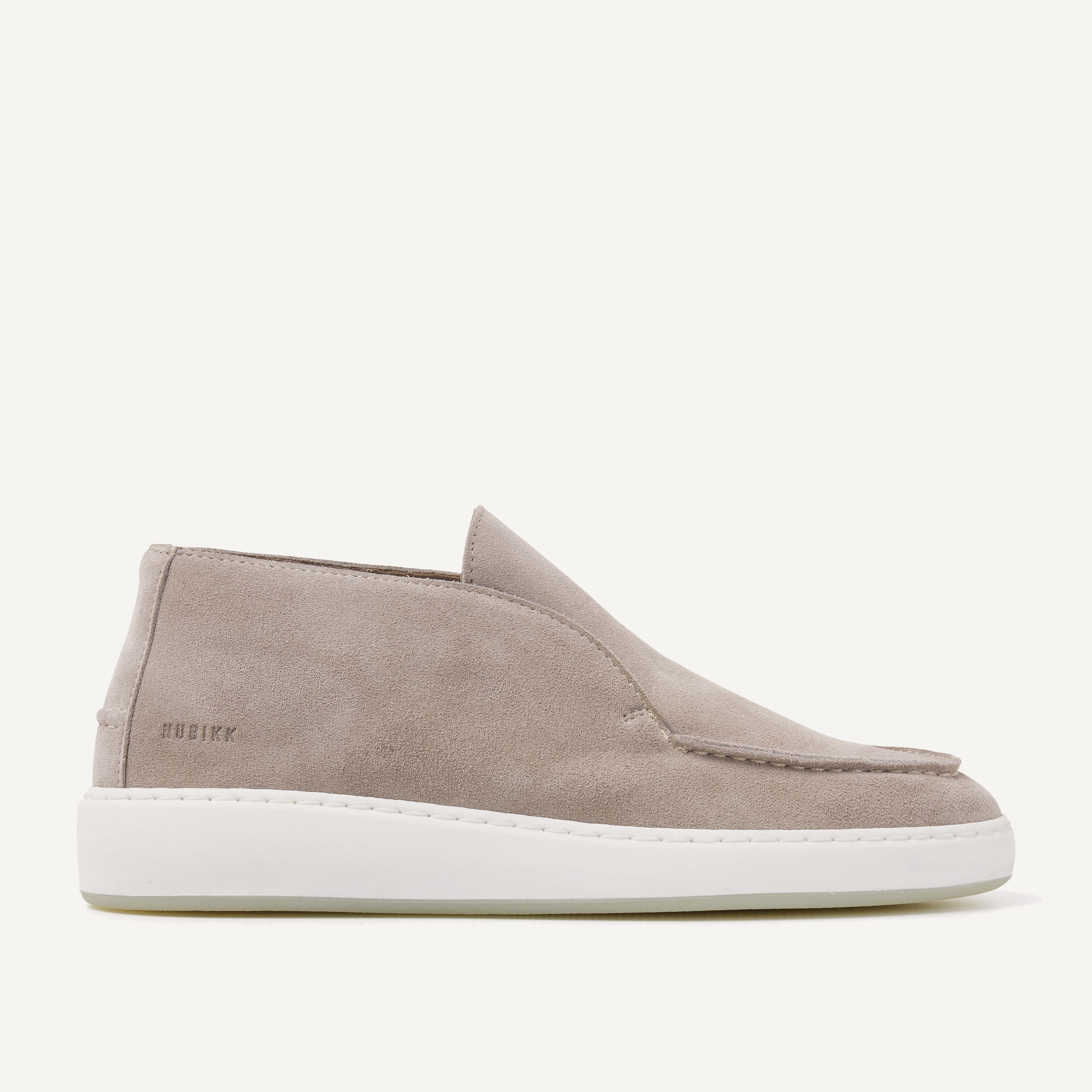 Jiro Sua | Taupe Mid Loafers voor Dames
